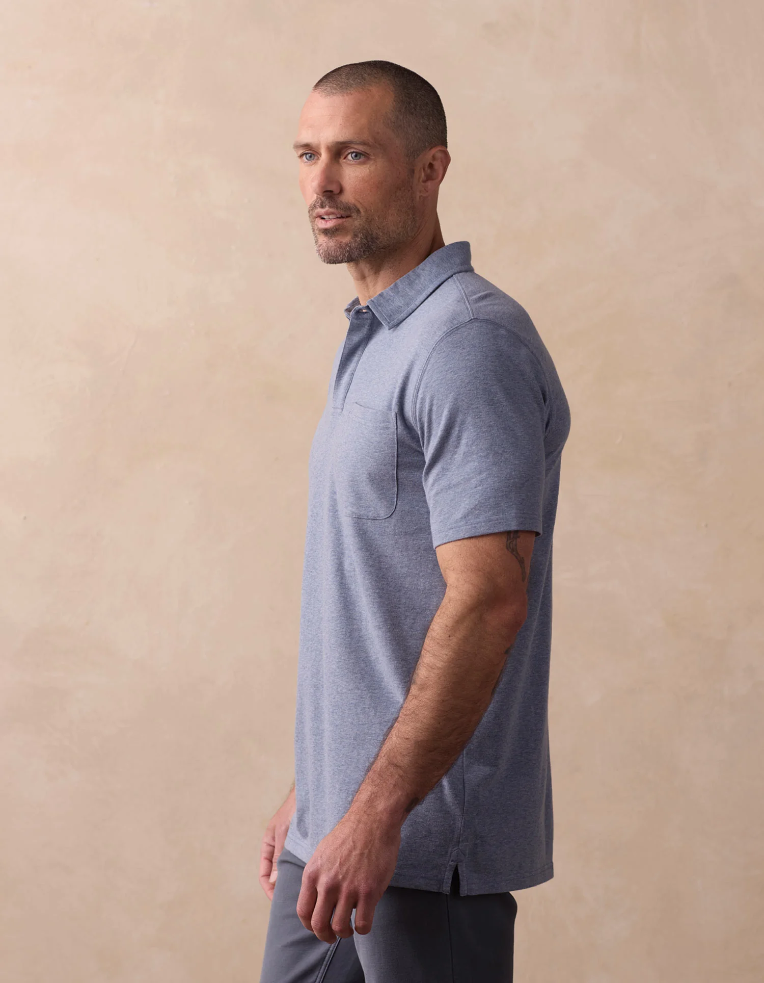 Active Puremeso Everyday Polo in Lake Blue - Image 6