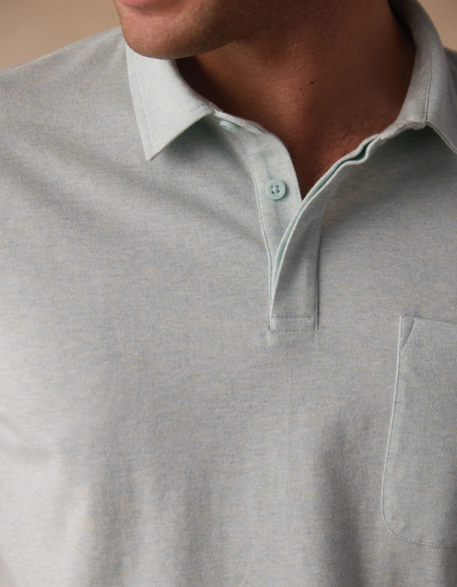 Active Puremeso Everyday Polo in Mint - Image 4