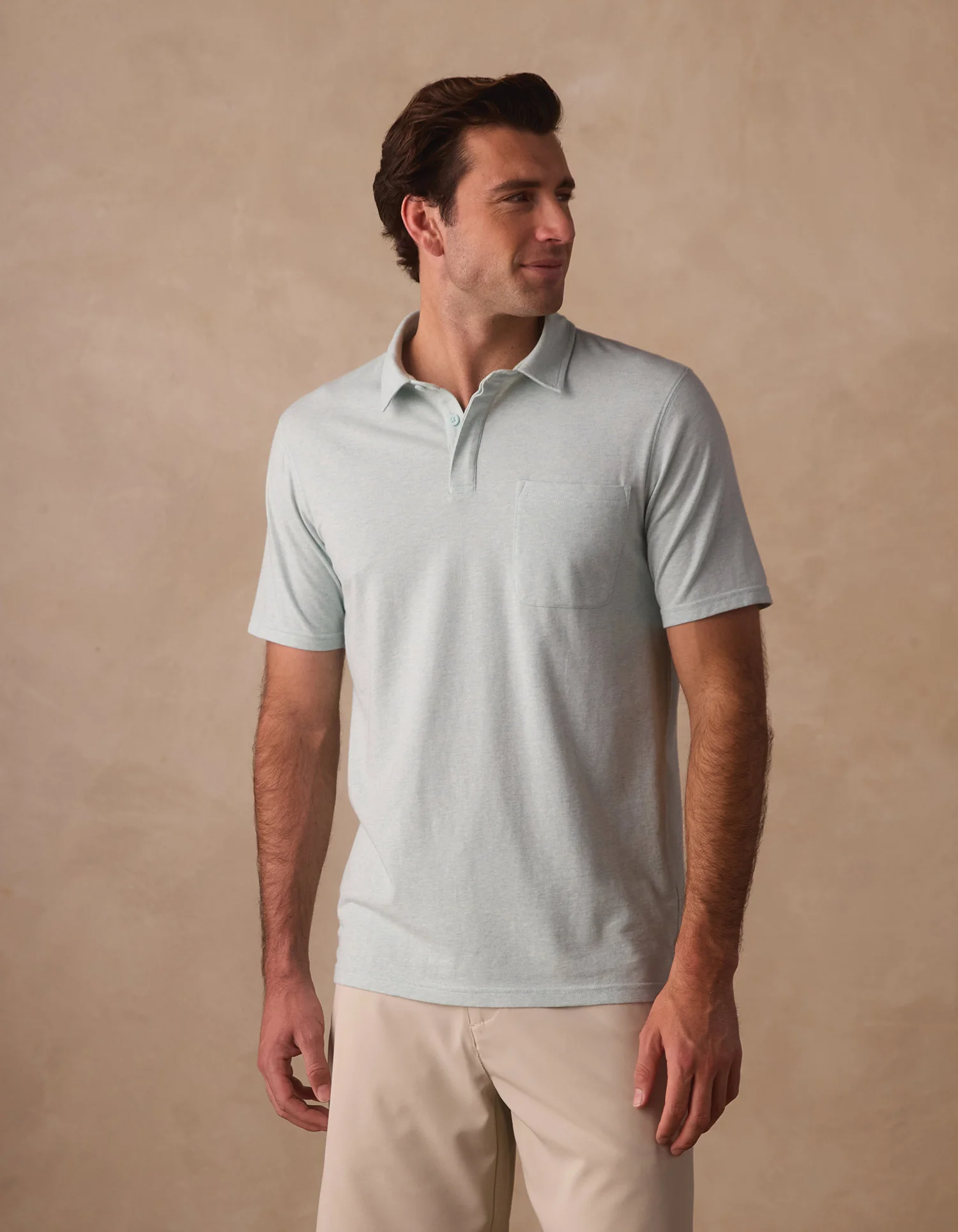 Active Puremeso Everyday Polo in Mint - Image 5