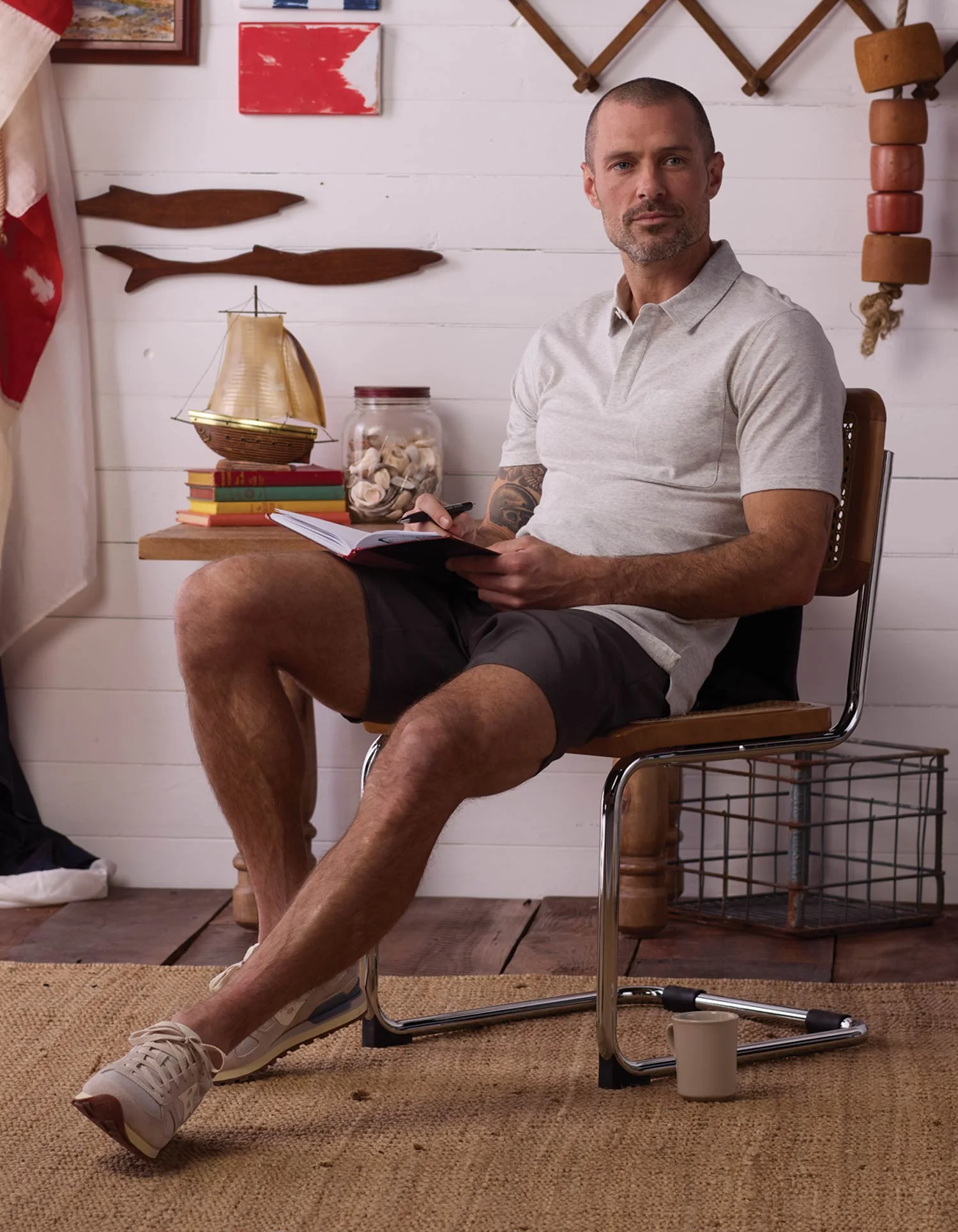Active Puremeso Everyday Polo in Stone - Image 3