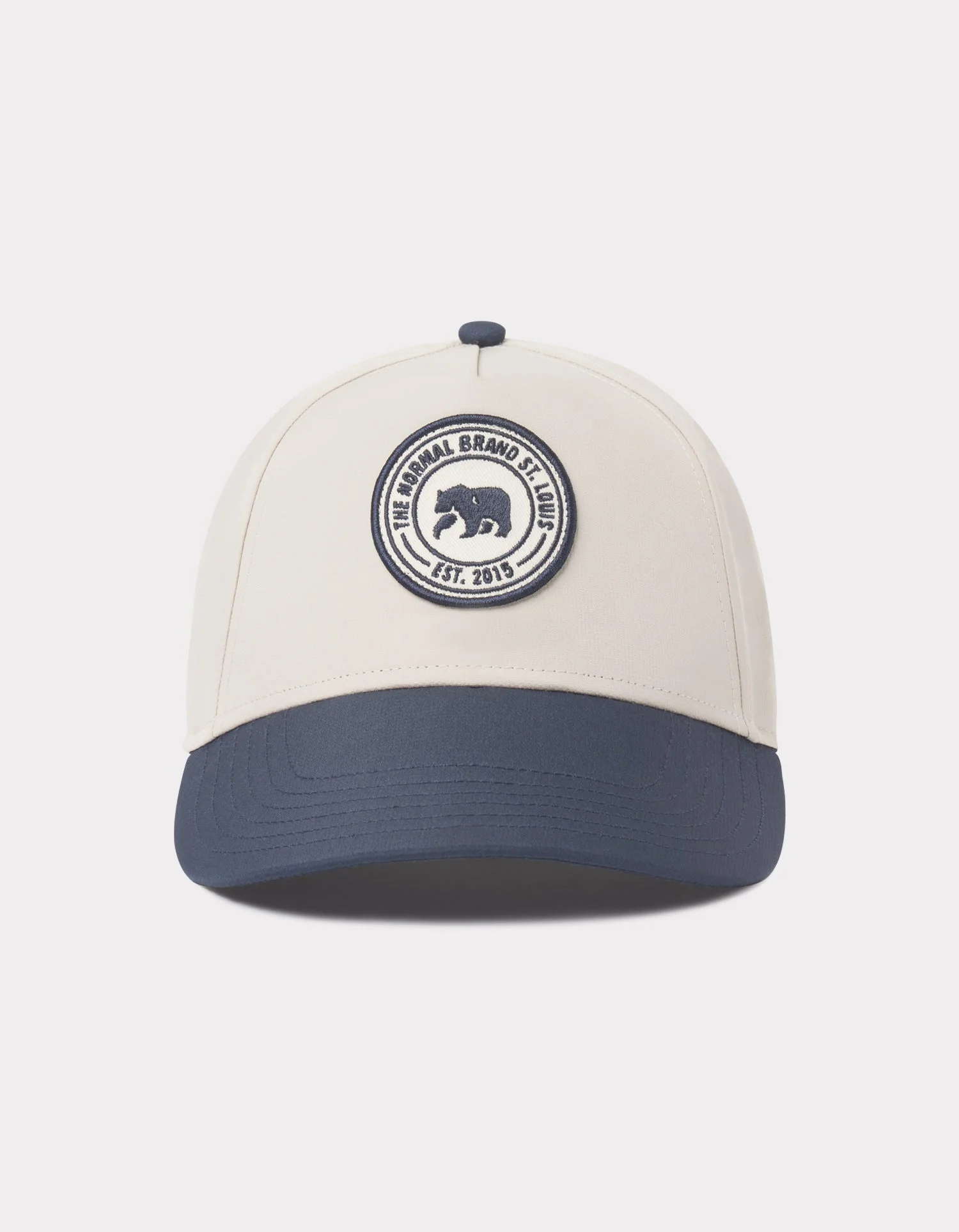 All Day Cap in Khaki/Navy - Image 2