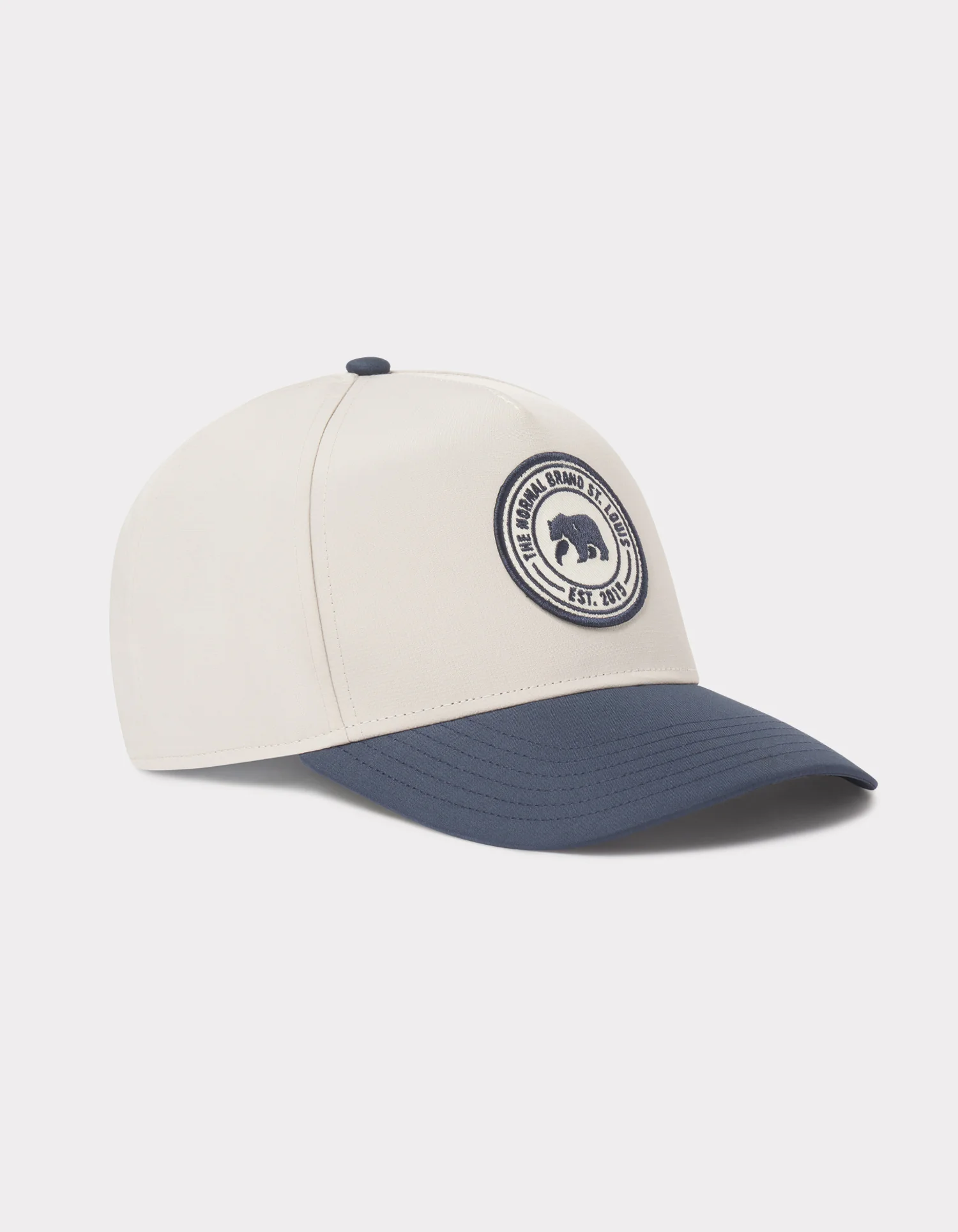 All Day Cap in Khaki/Navy - Image 3