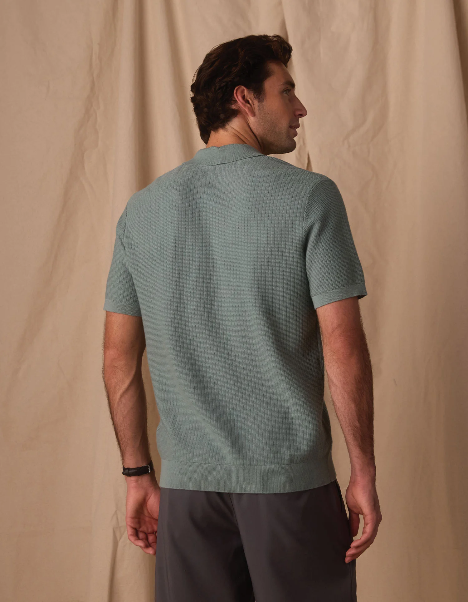 Breezeknit Button Up in Juniper - Image 6