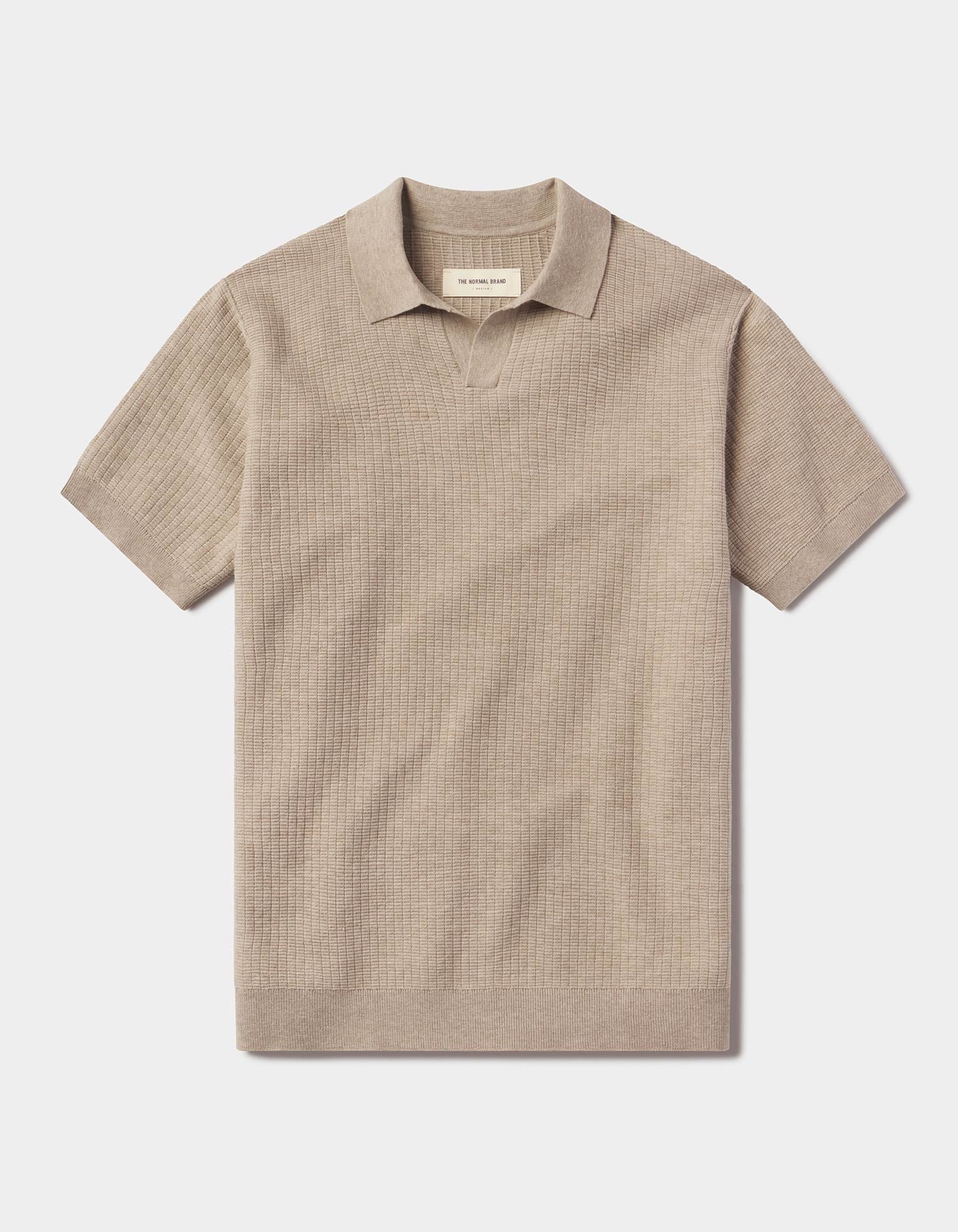 Breezeknit Polo in Flax - Image 4