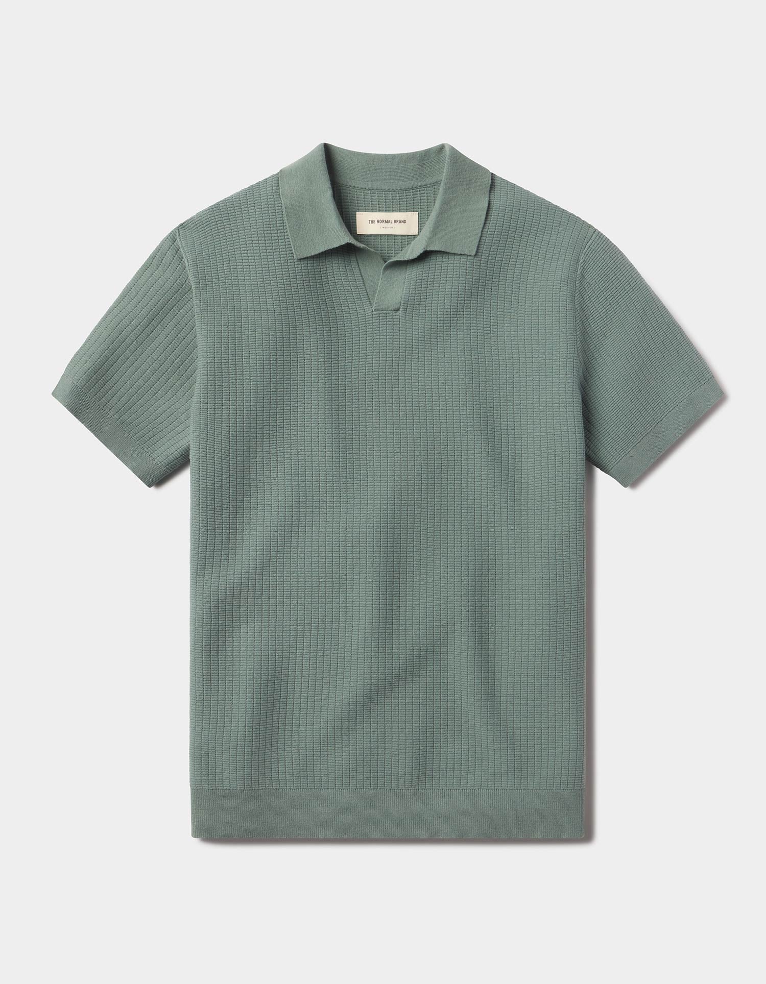 Breezeknit Polo in Juniper - Image 2