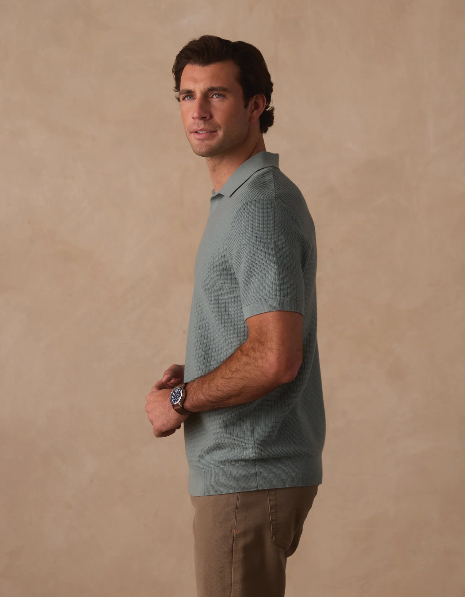 Breezeknit Polo in Juniper - Image 5