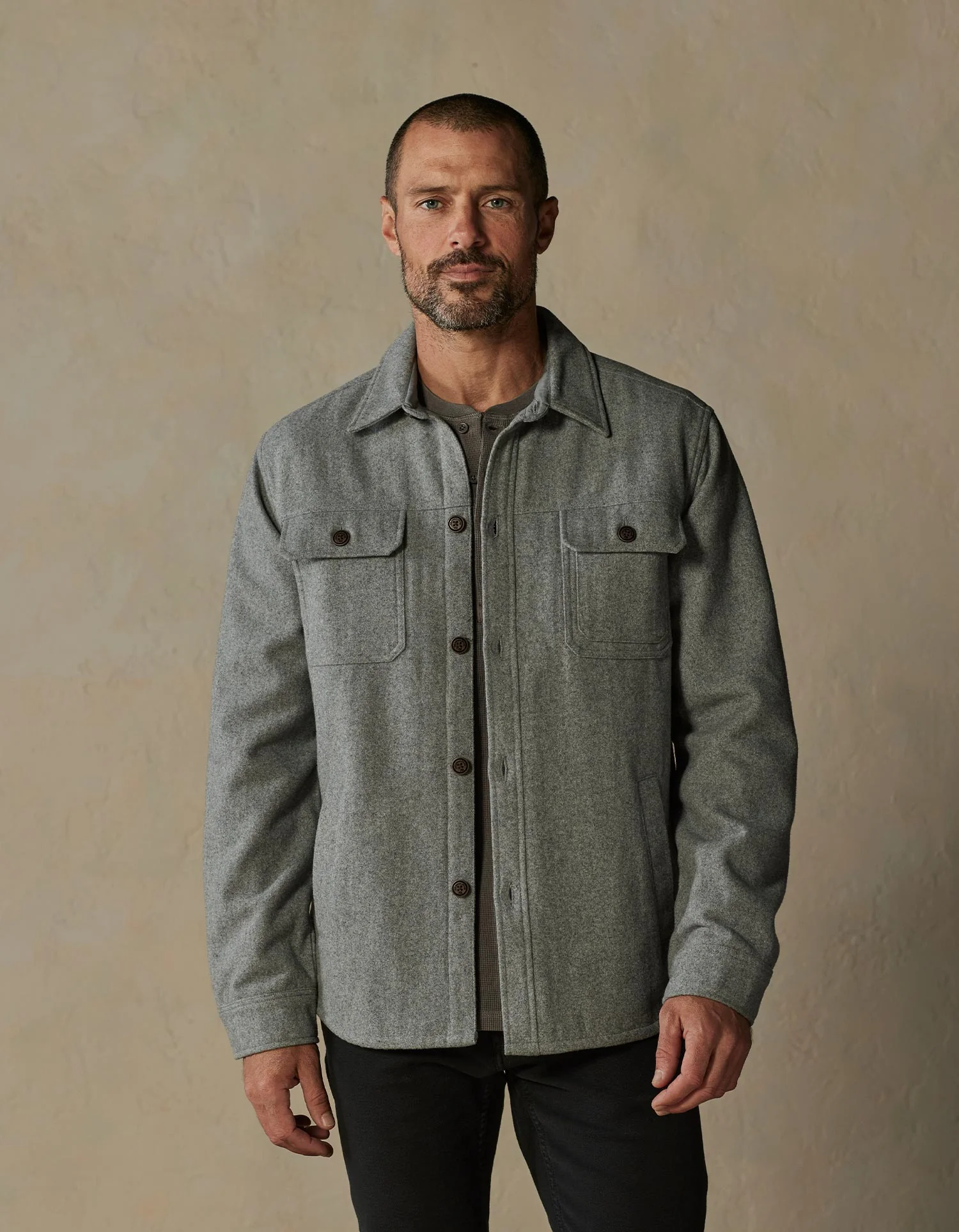Brightside Flannel Lined Workwear Jacket in Ash - Image 3