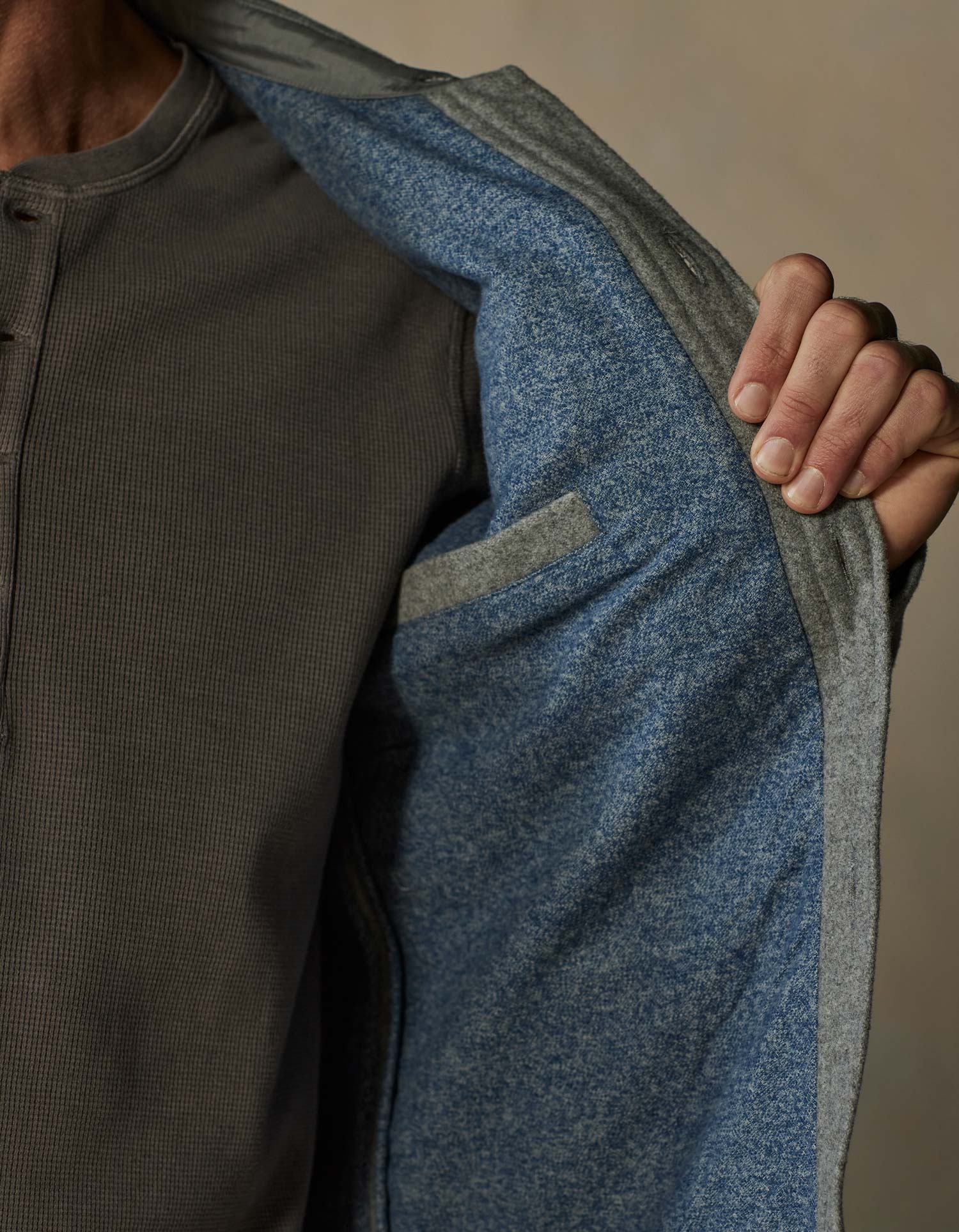 Brightside Flannel Lined Workwear Jacket in Ash - Image 6