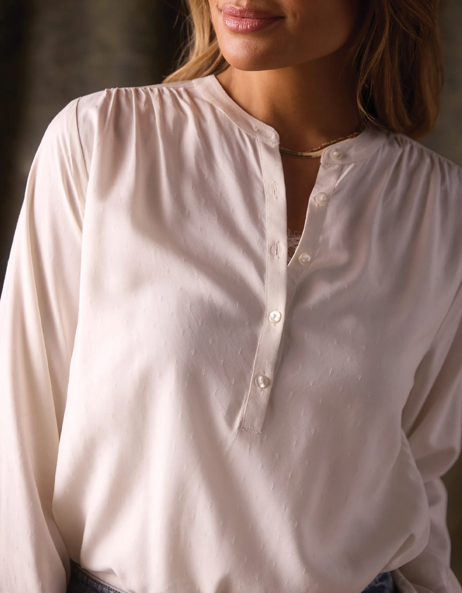 Charlotte Blouse in Birch - Image 2