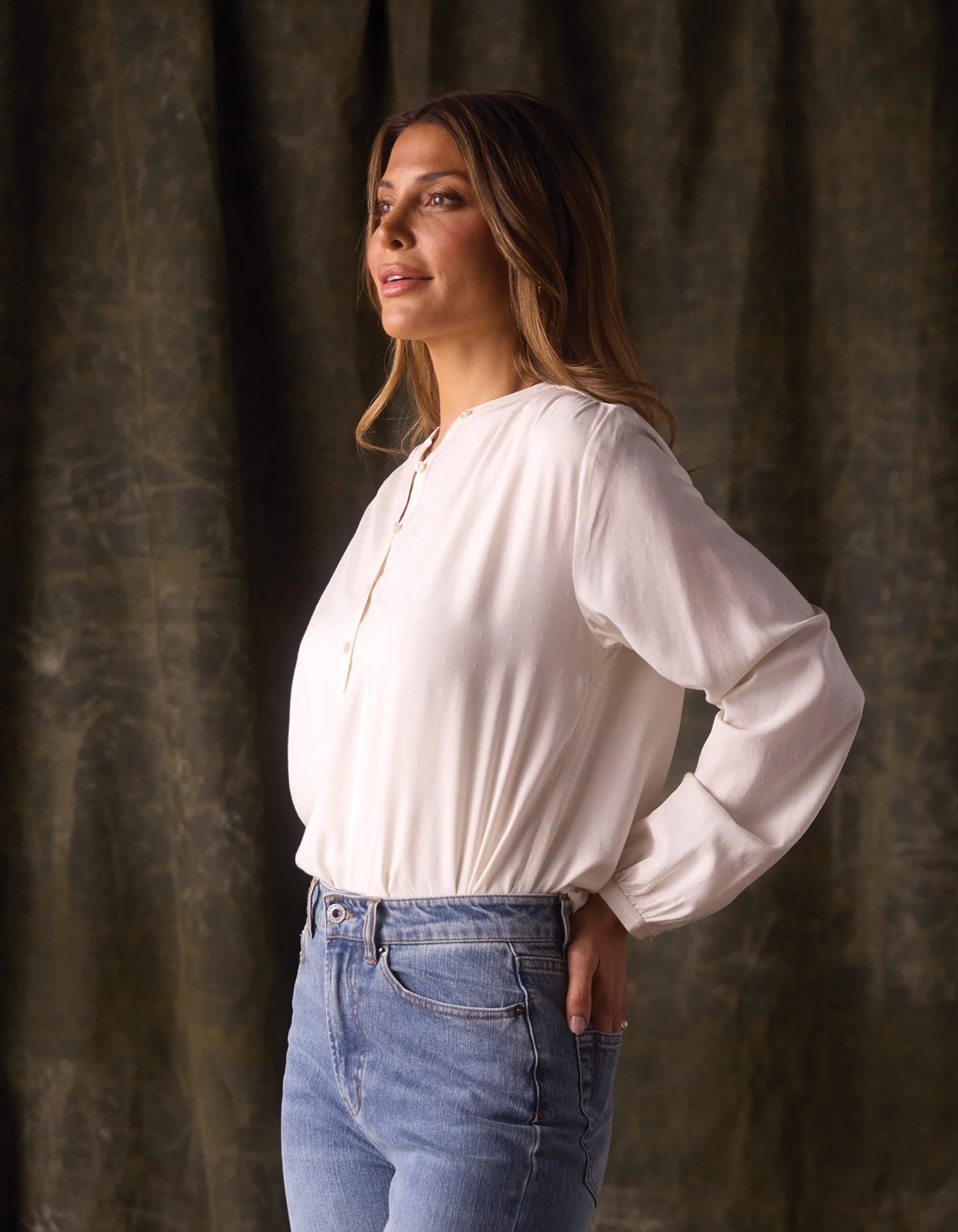 Charlotte Blouse in Birch - Image 5