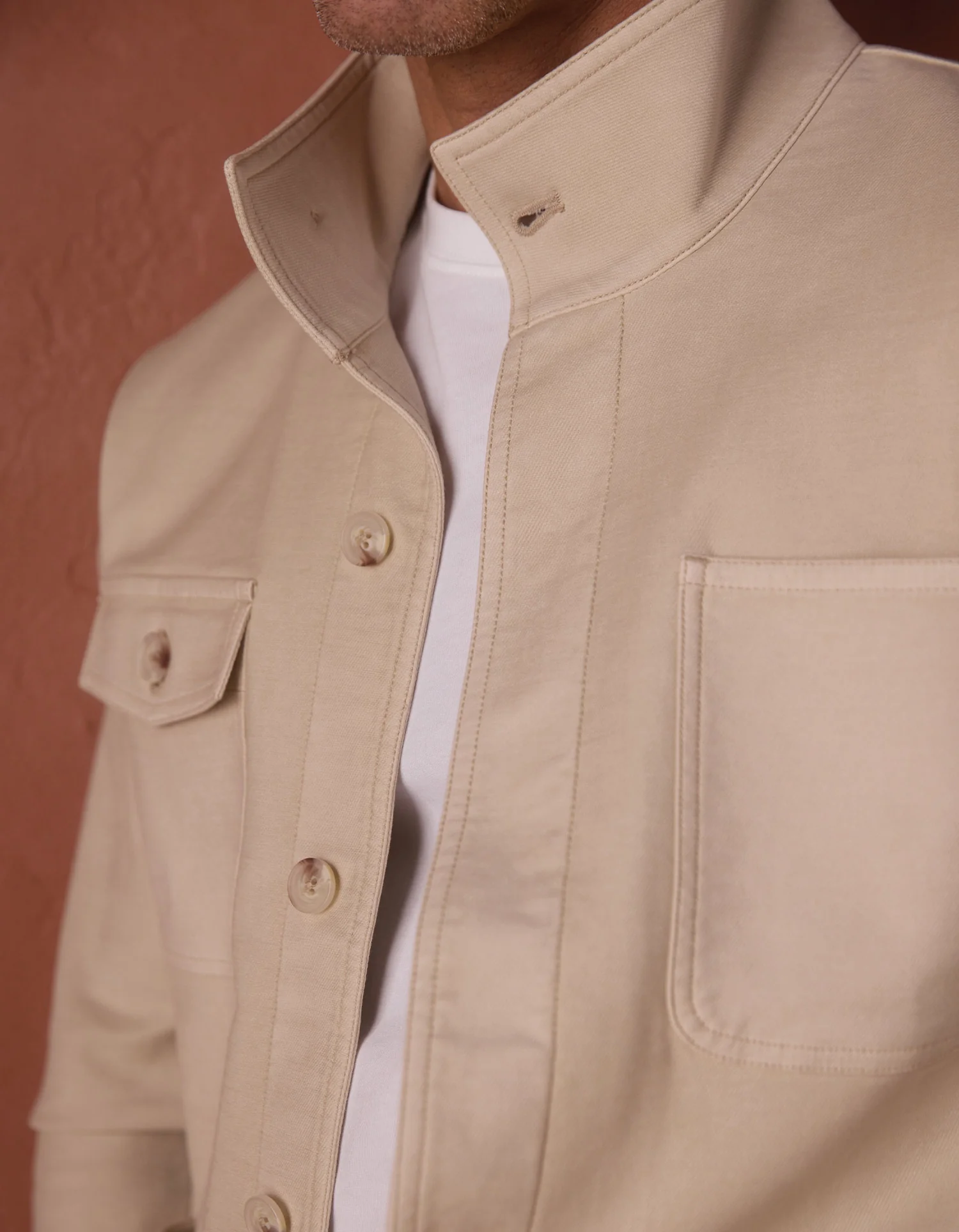 Comfort Terry Chore Coat in Birch - Image 5
