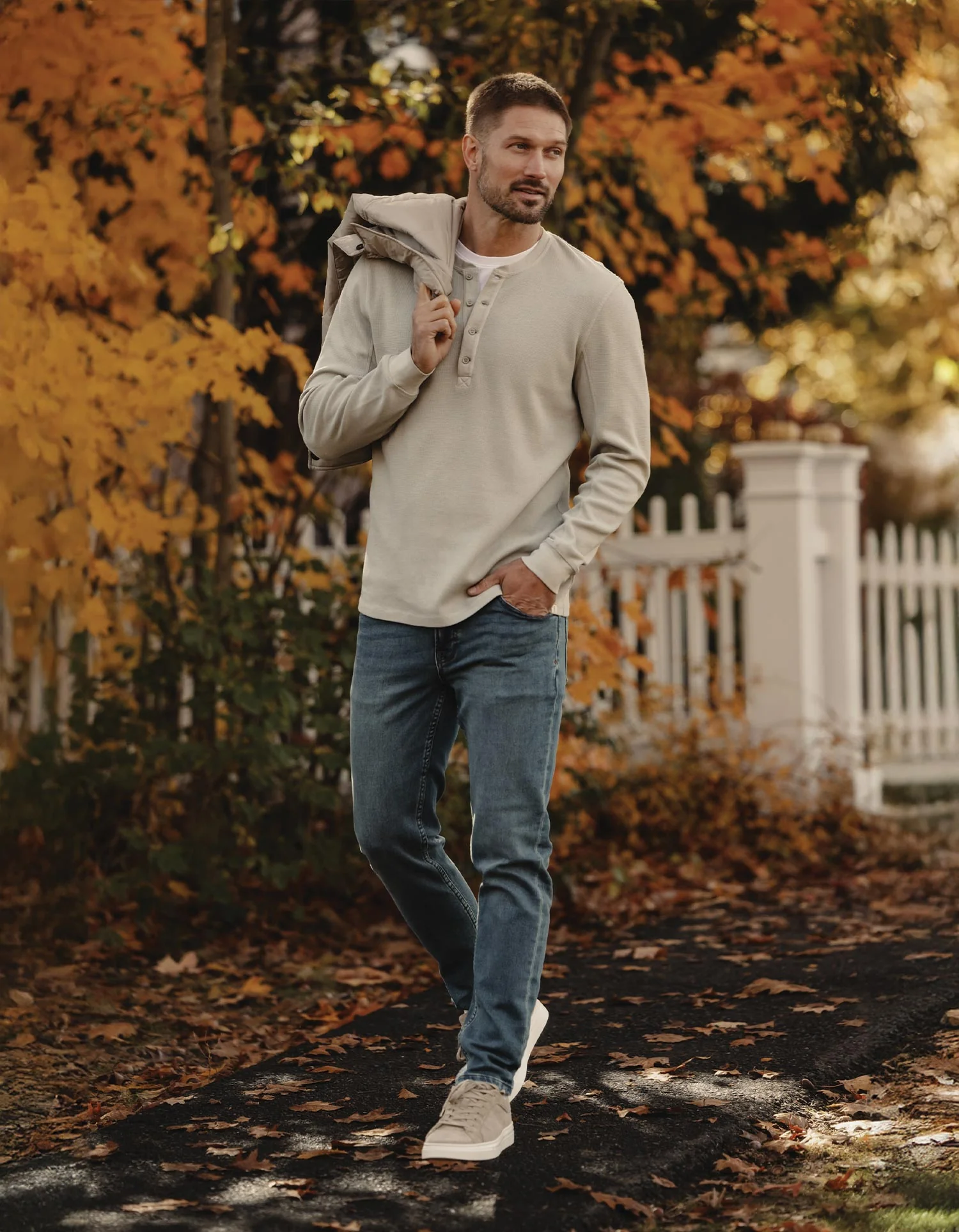 Comfort Terry Jean in Dark Wash - Image 2