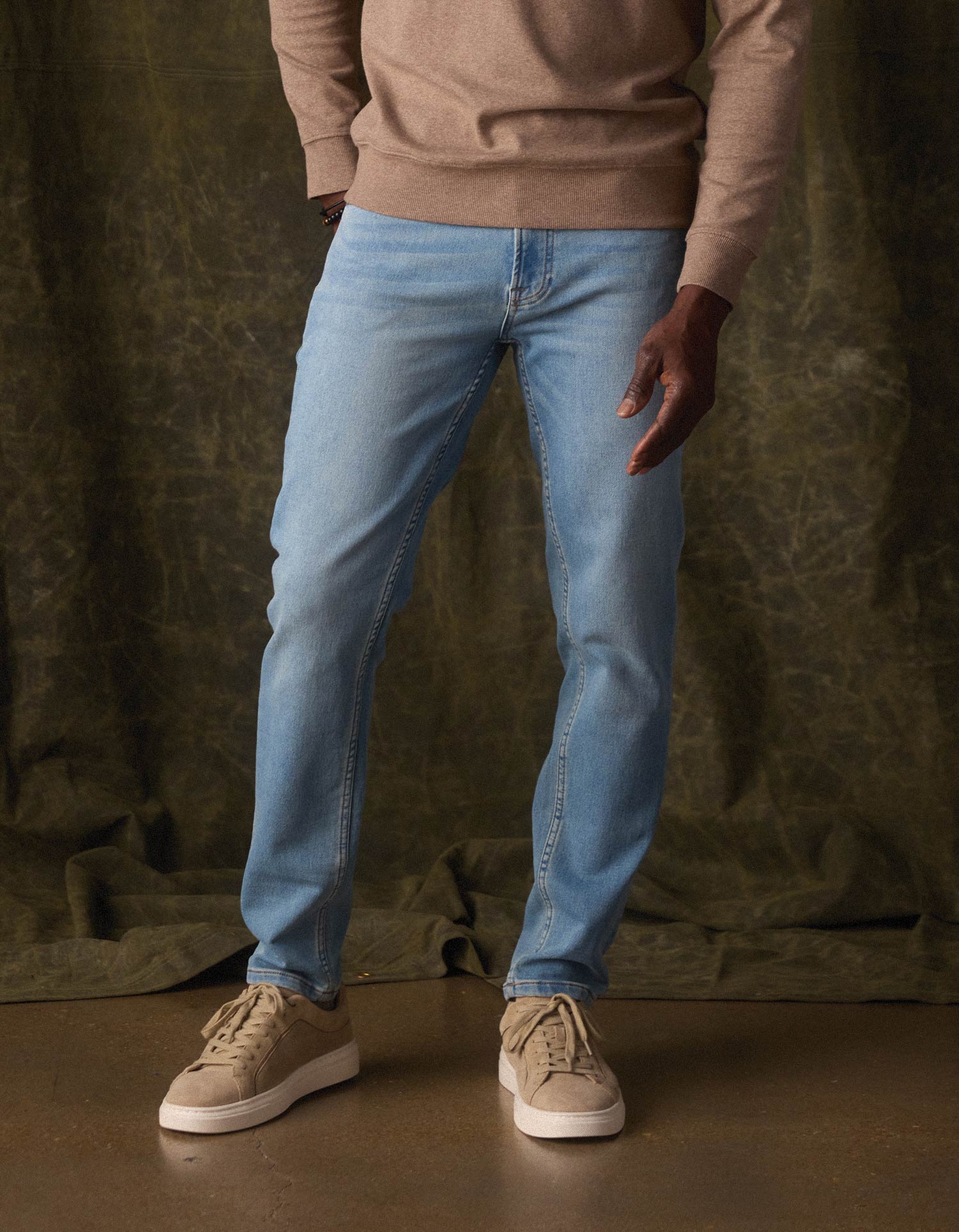 Comfort Terry Jean in Medium Wash - Image 2