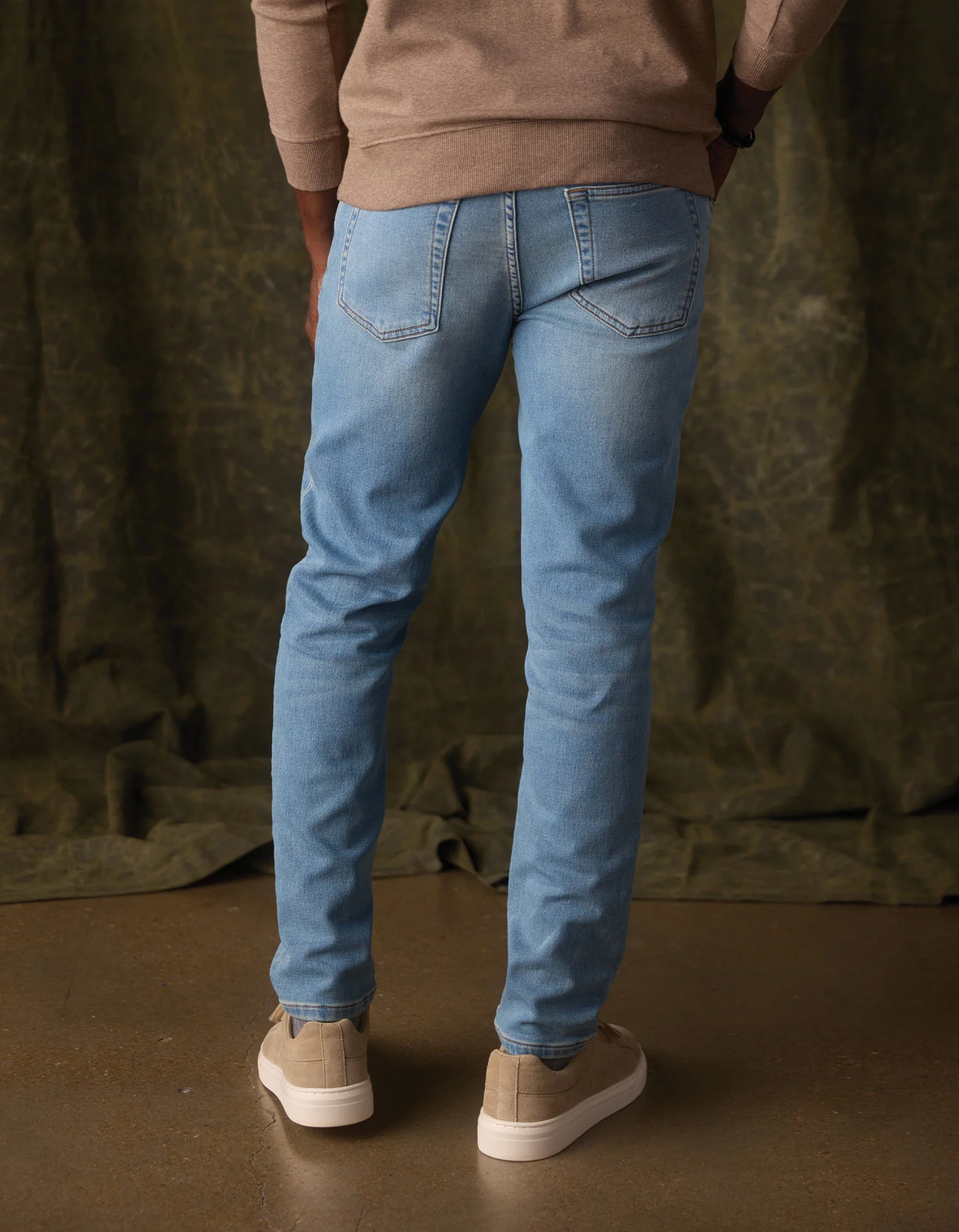 Comfort Terry Jean in Medium Wash - Image 5