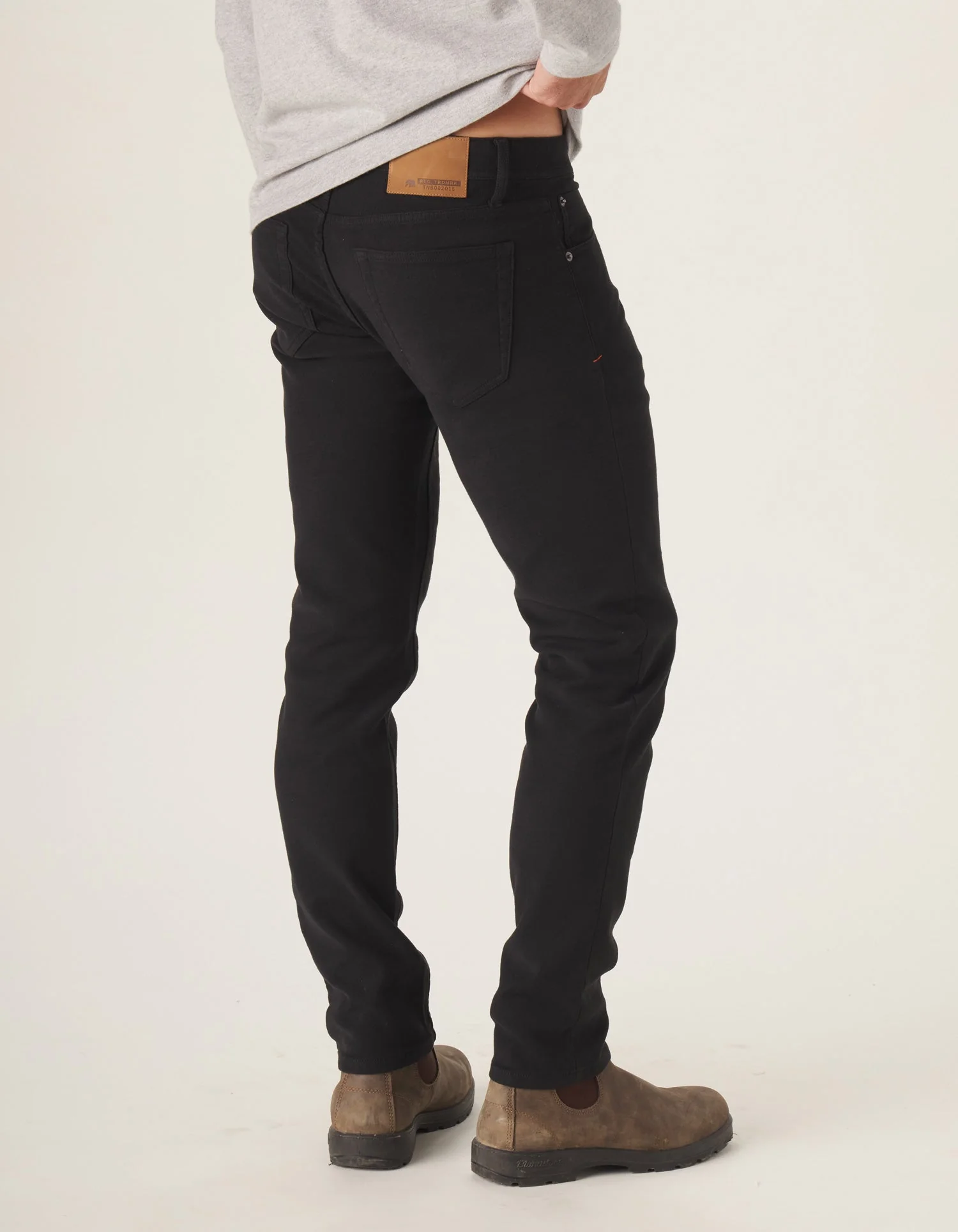 Comfort Terry Pant in Black - Image 5