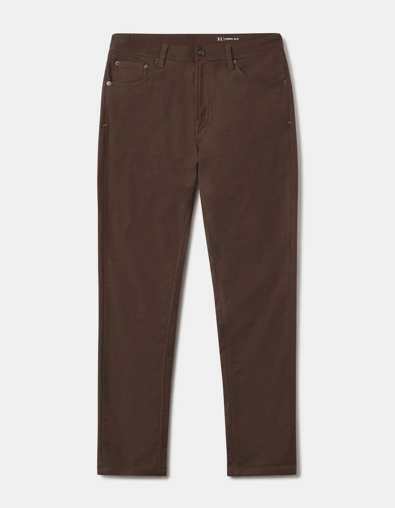 Comfort Terry Pant in Dark Brown - Image 2