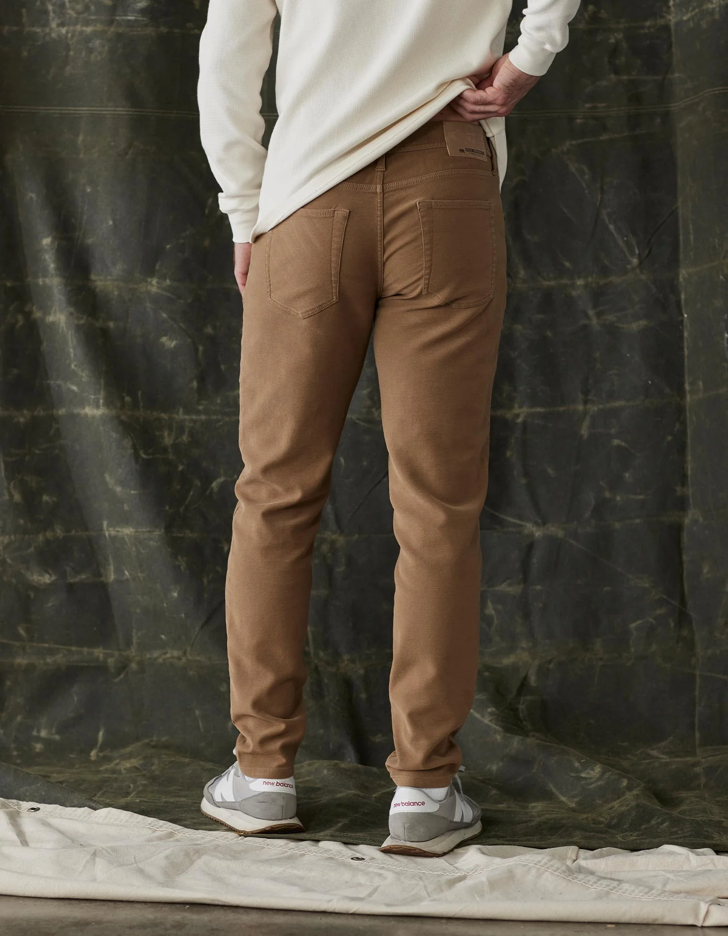 Comfort Terry Pant in Russet - Image 5