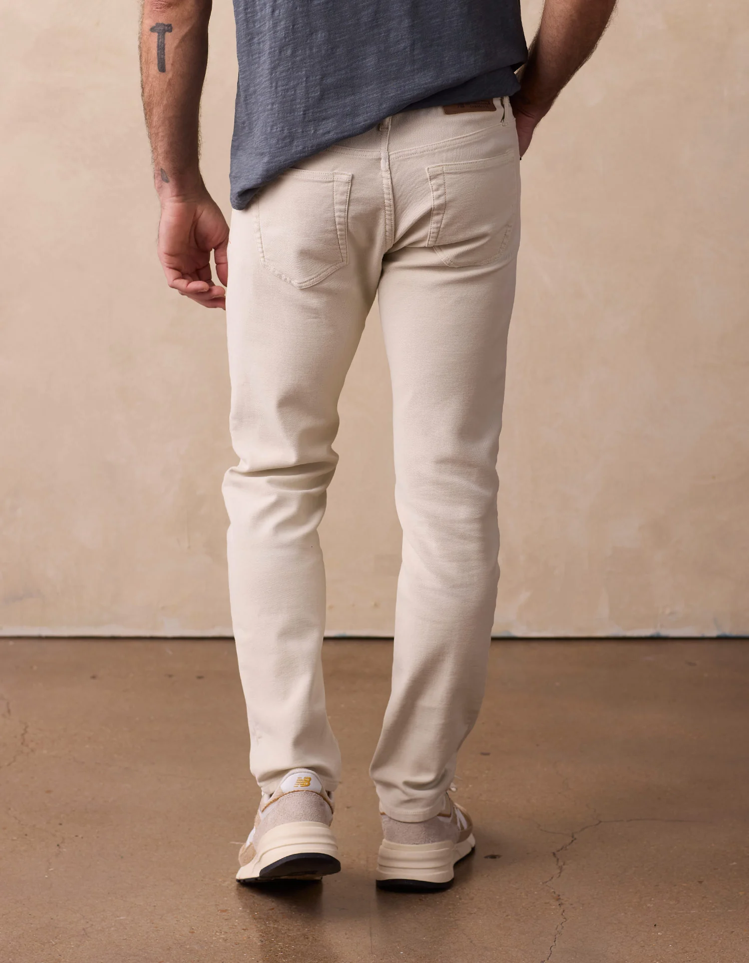 Comfort Terry Pant in Stone - Image 5