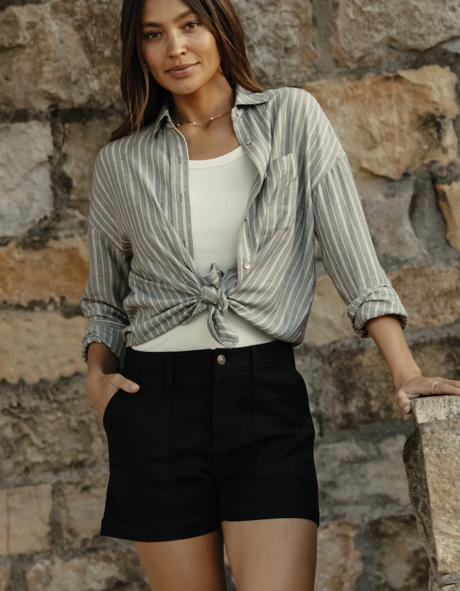 Comfort Terry Short in Black - Image 2