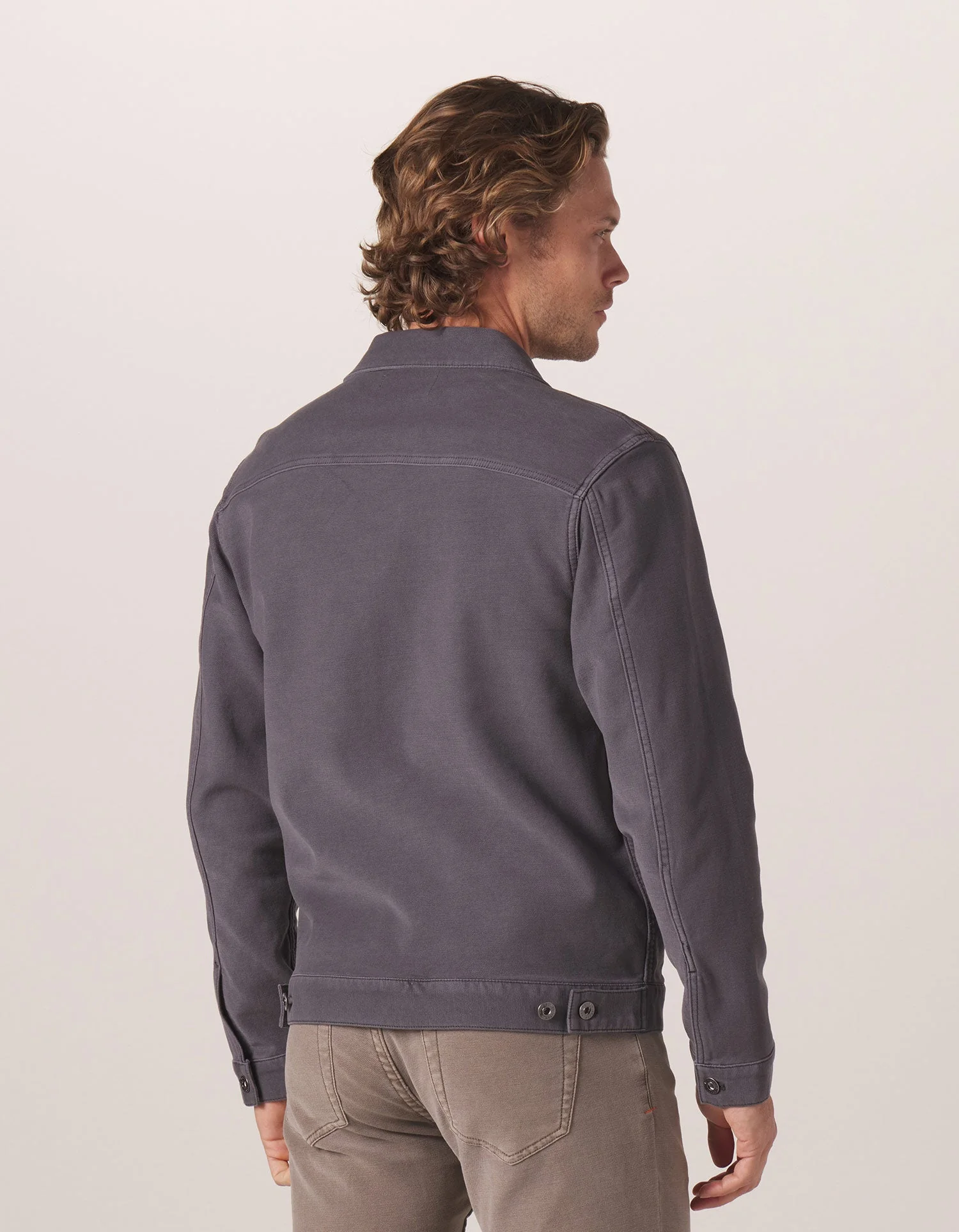 Comfort Terry Trucker Jacket - Image 2