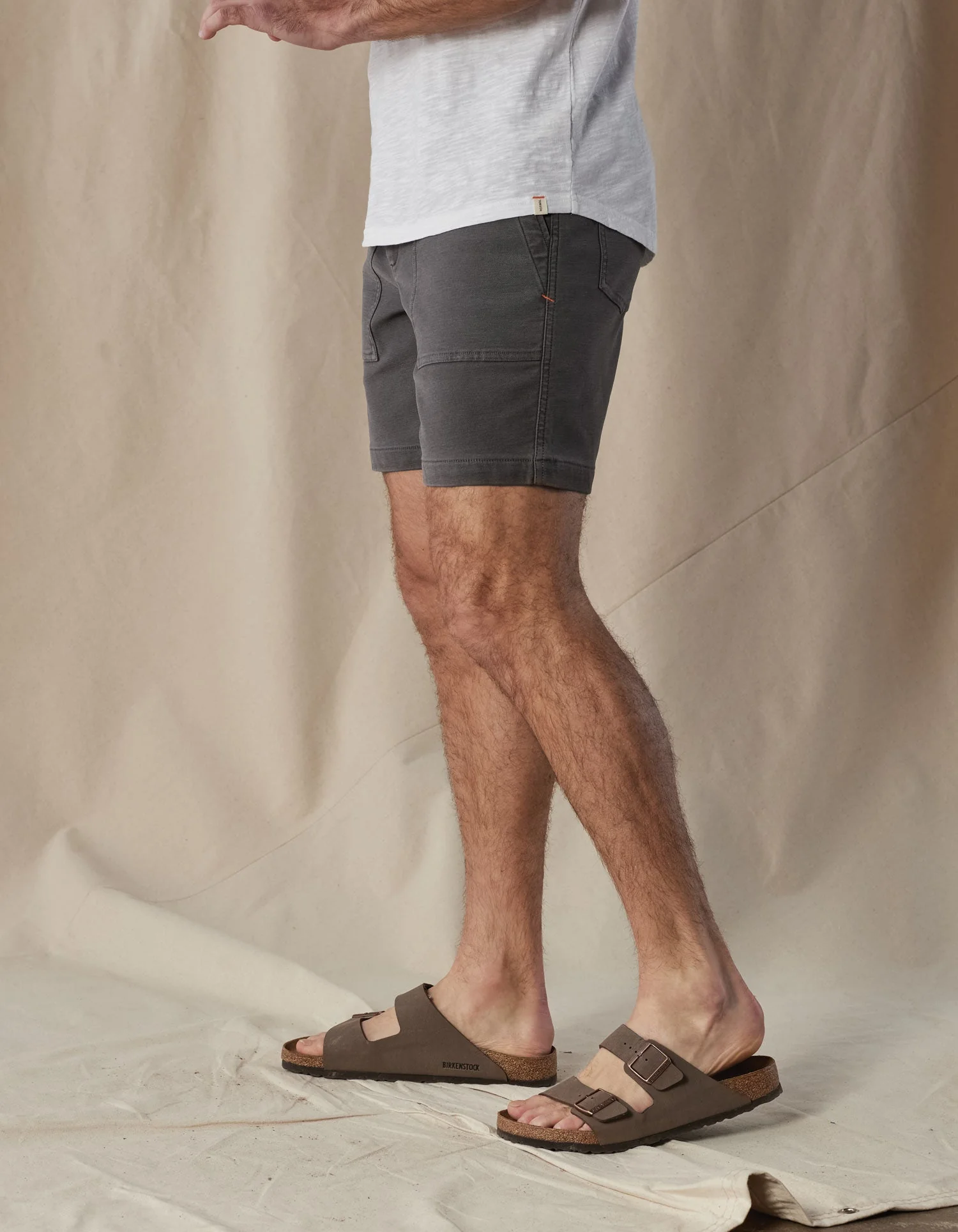 Comfort Terry Utility Short in Shadow - Image 4