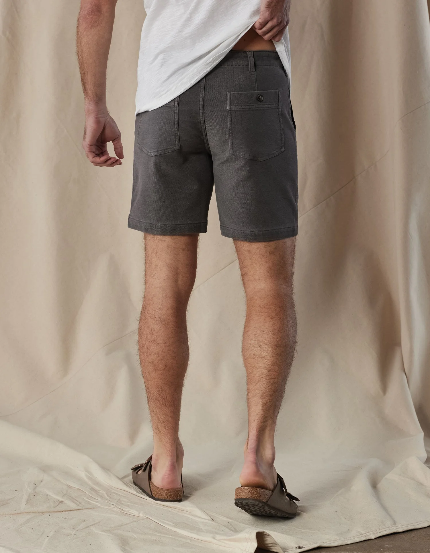 Comfort Terry Utility Short in Shadow - Image 5
