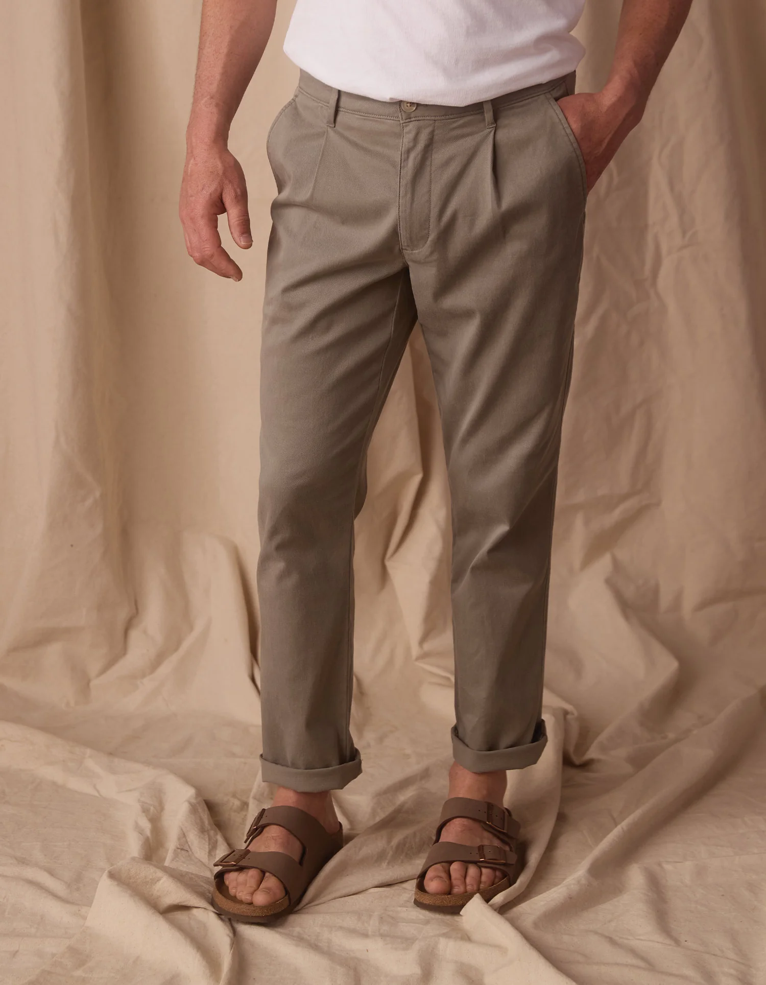 Comfortech Twill Pant in Moss - Image 4
