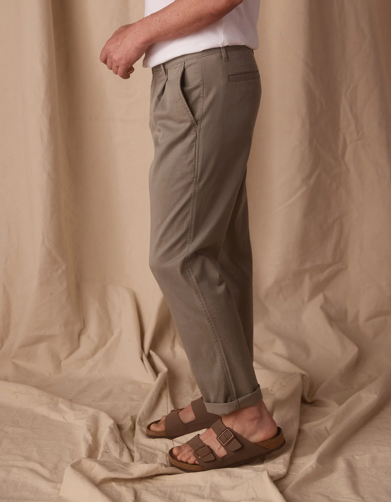 Comfortech Twill Pant in Moss - Image 6
