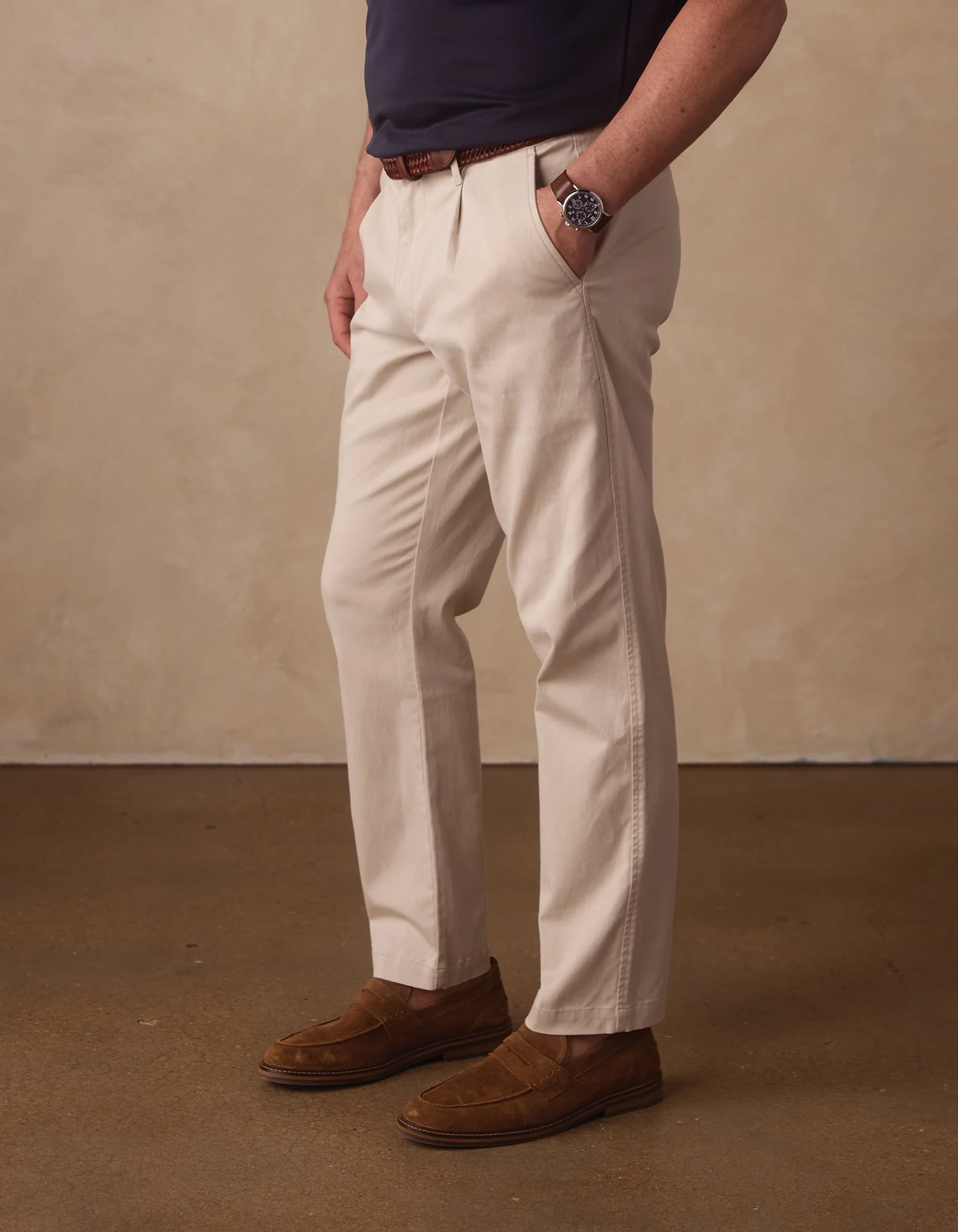 Comfortech Twill Pant in Stone - Image 6