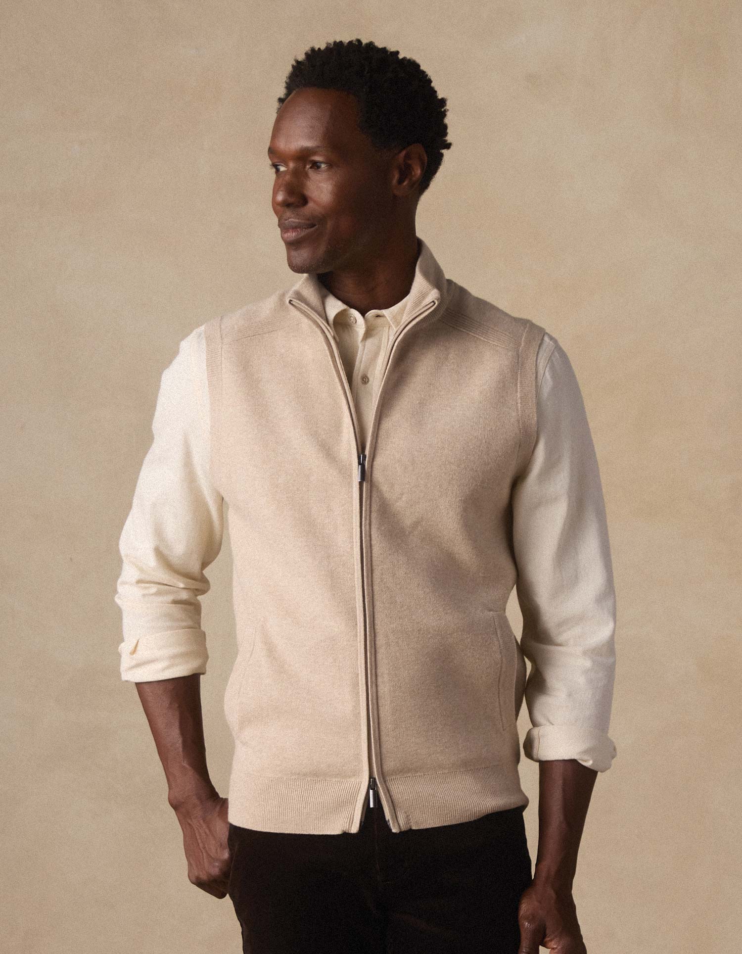 Cooper's Landing Vest in Oatmeal - Image 2