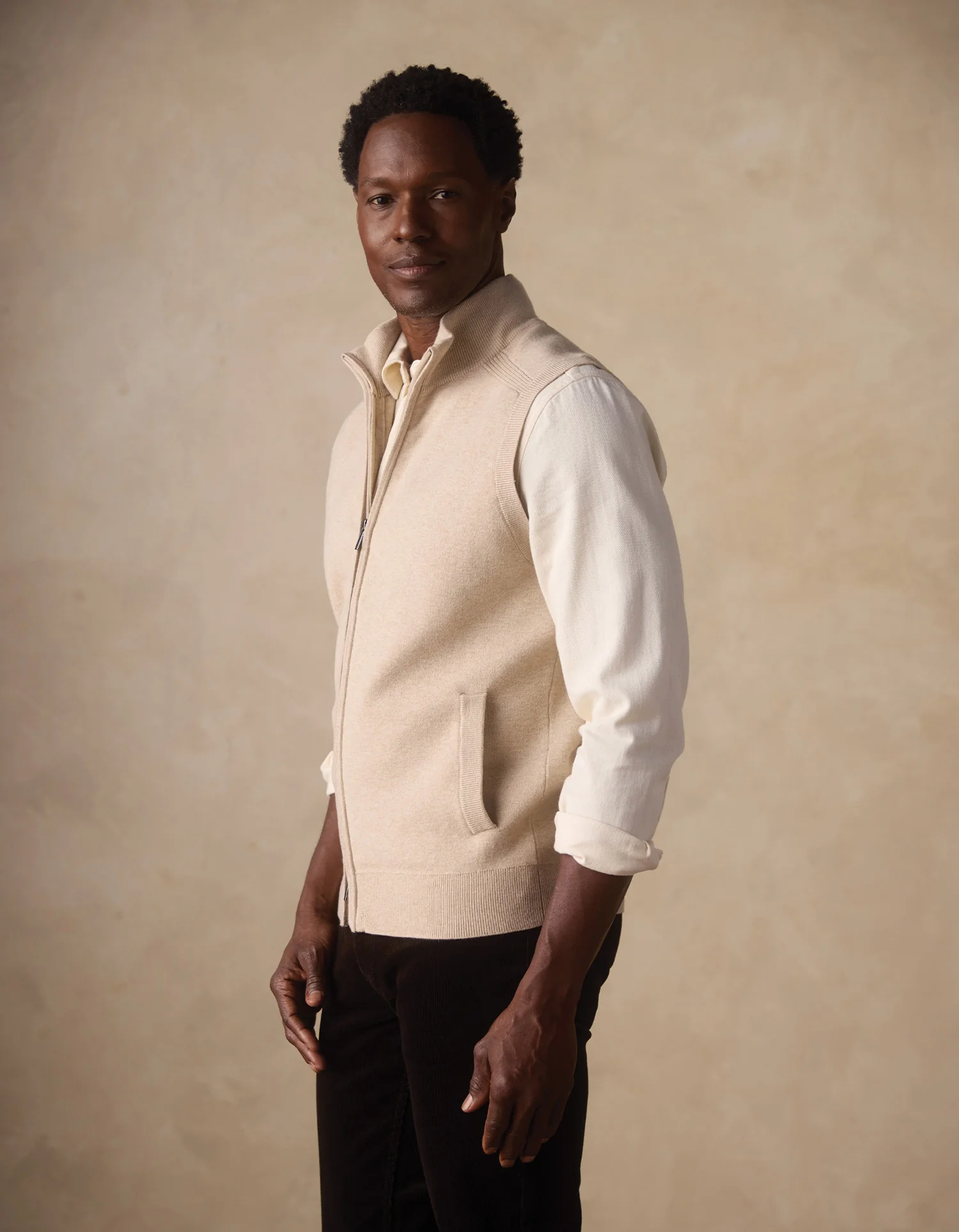 Cooper's Landing Vest in Oatmeal - Image 4