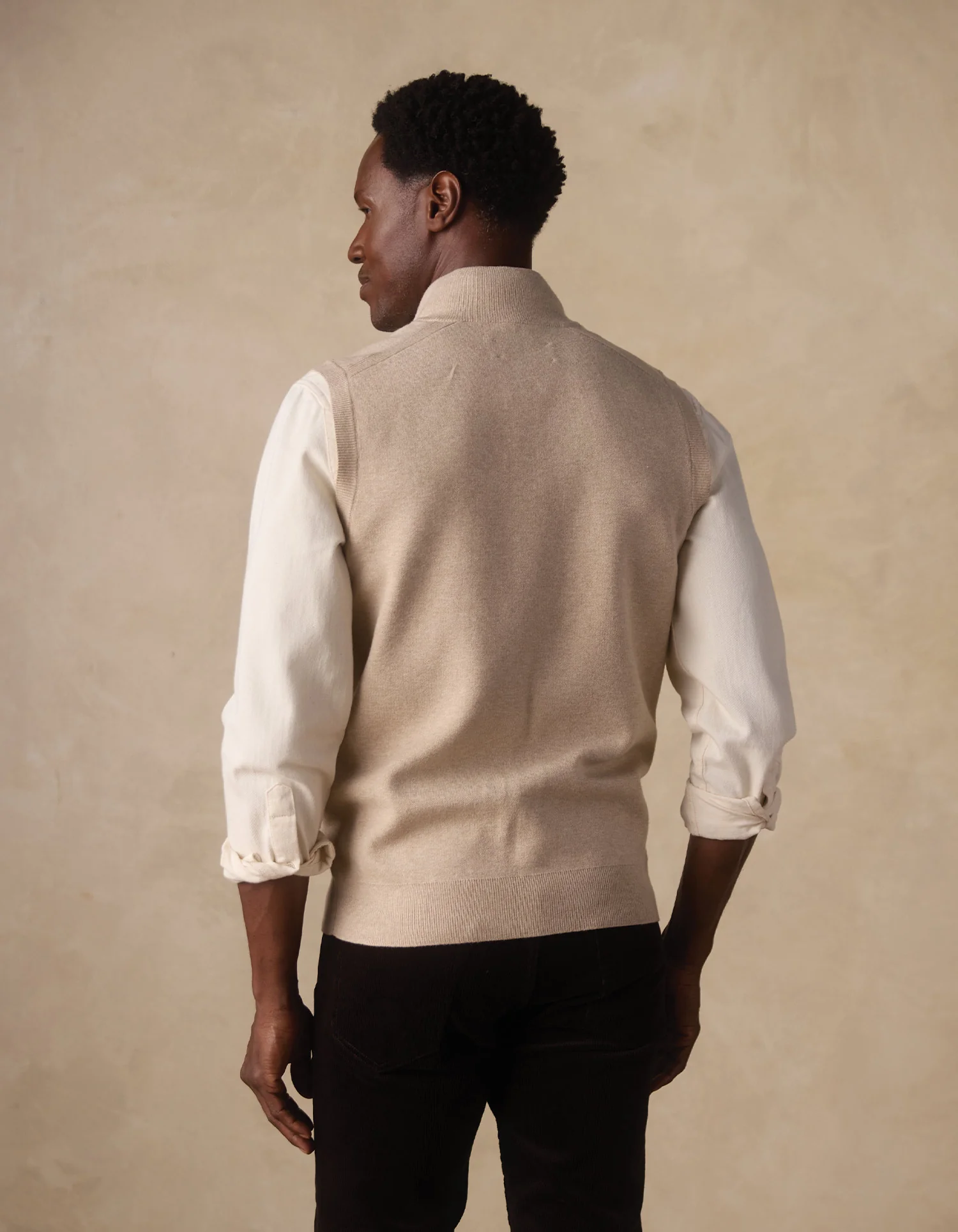 Cooper's Landing Vest in Oatmeal - Image 5