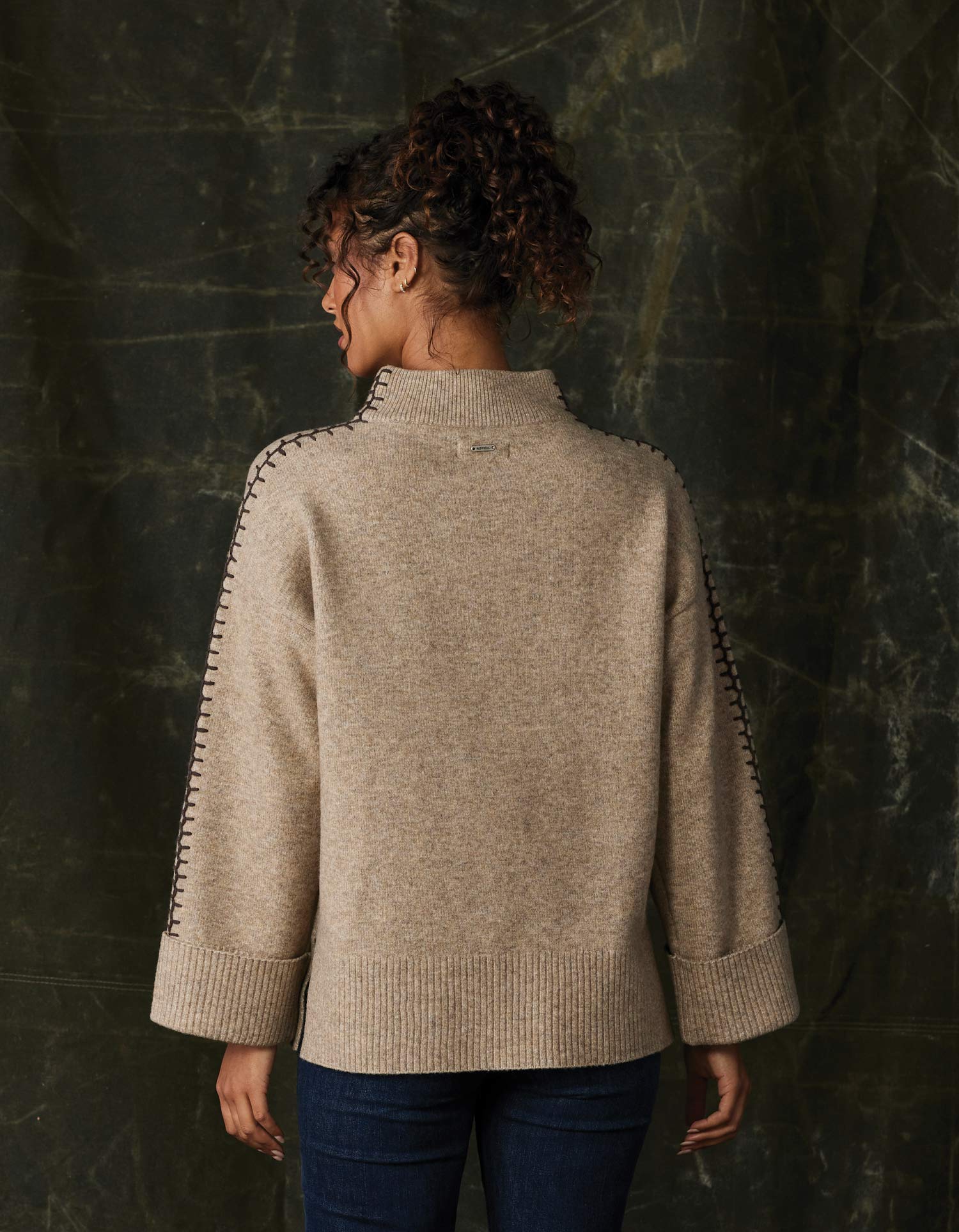 Craft Stitch Sweater in Teak - Image 5