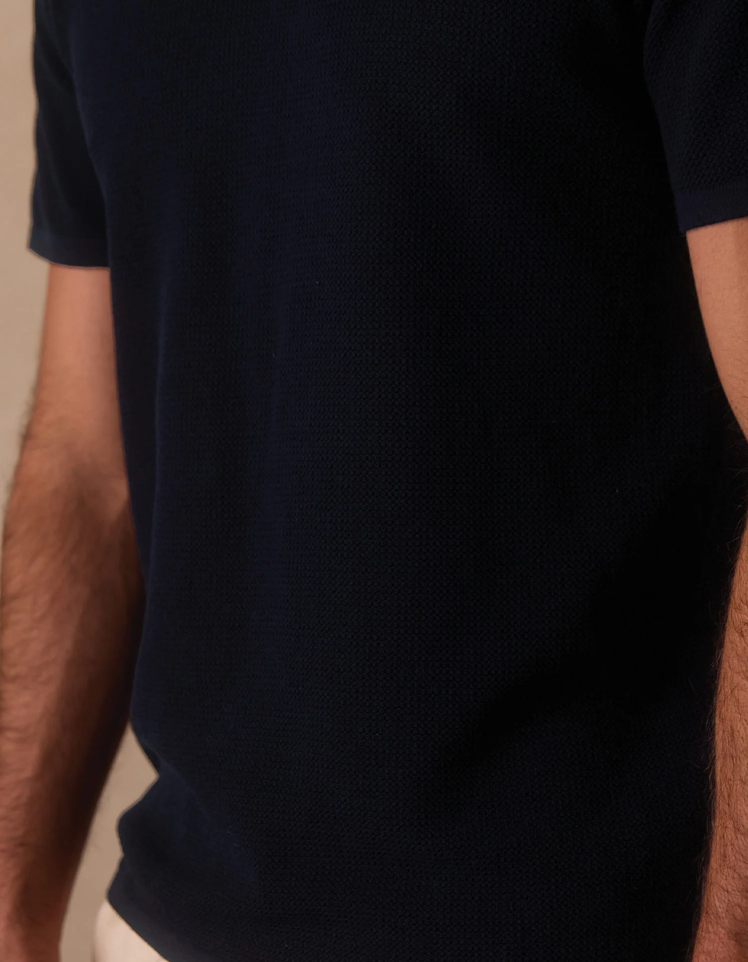Driftknit Sweater Tee in Navy - Image 4