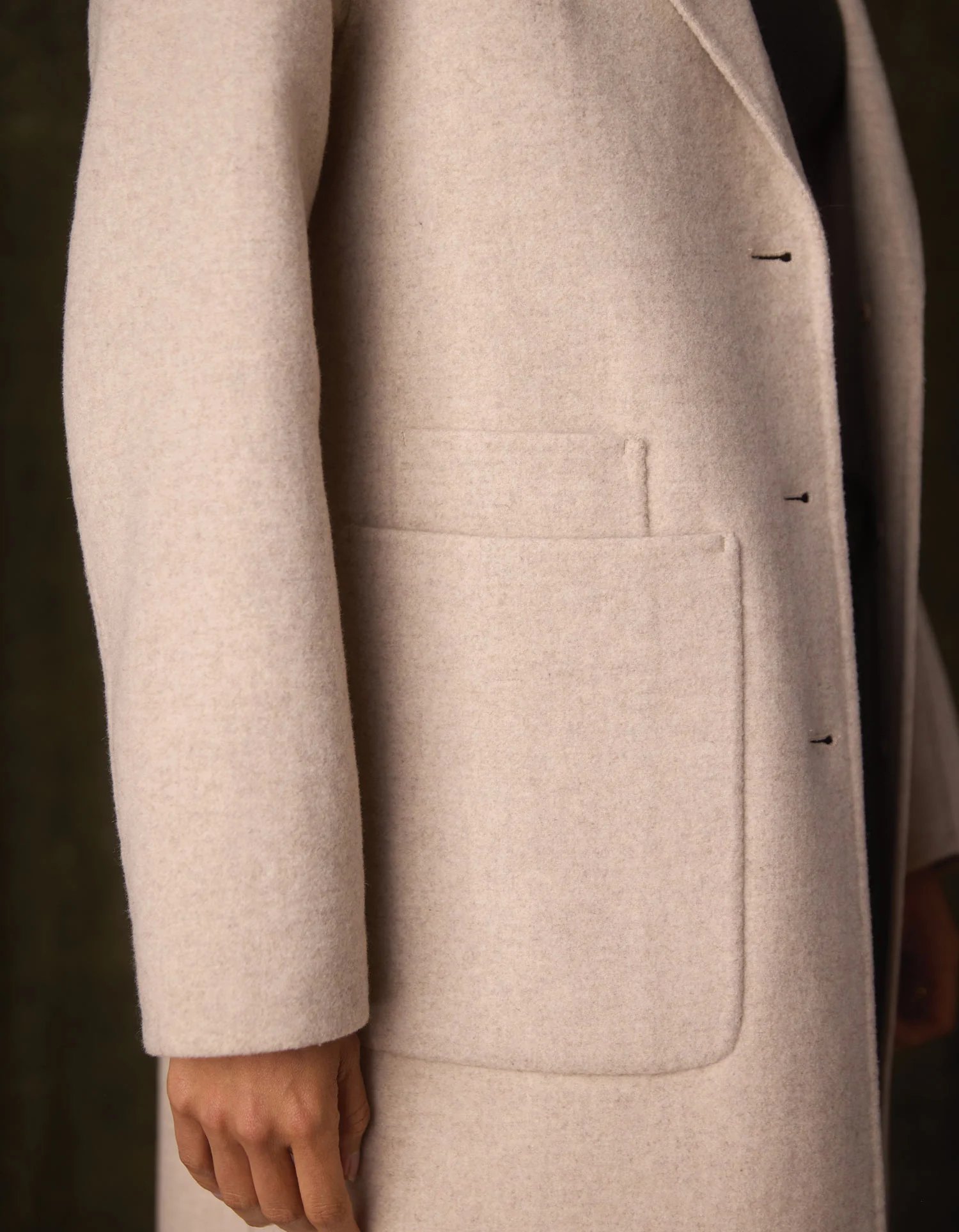 Duster Coat in Oatmeal - Image 4