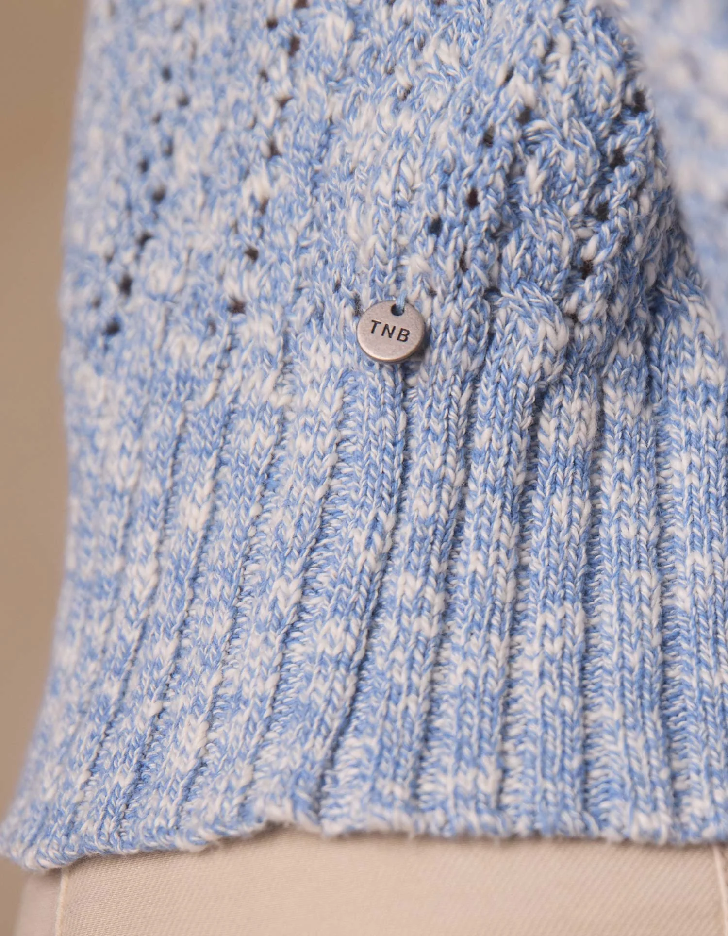 Elise Crewneck Sweater in Sky - Image 2