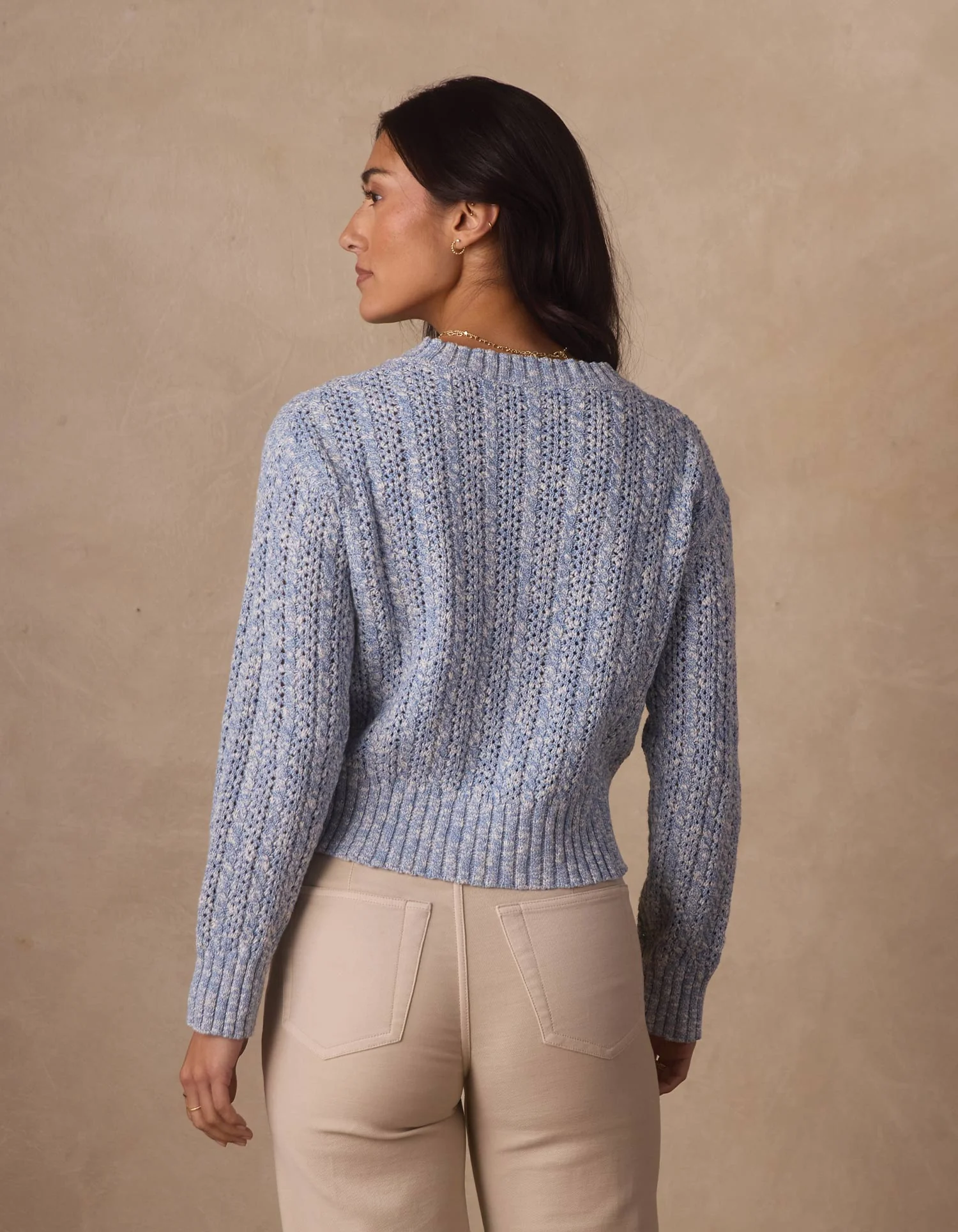 Elise Crewneck Sweater in Sky - Image 5