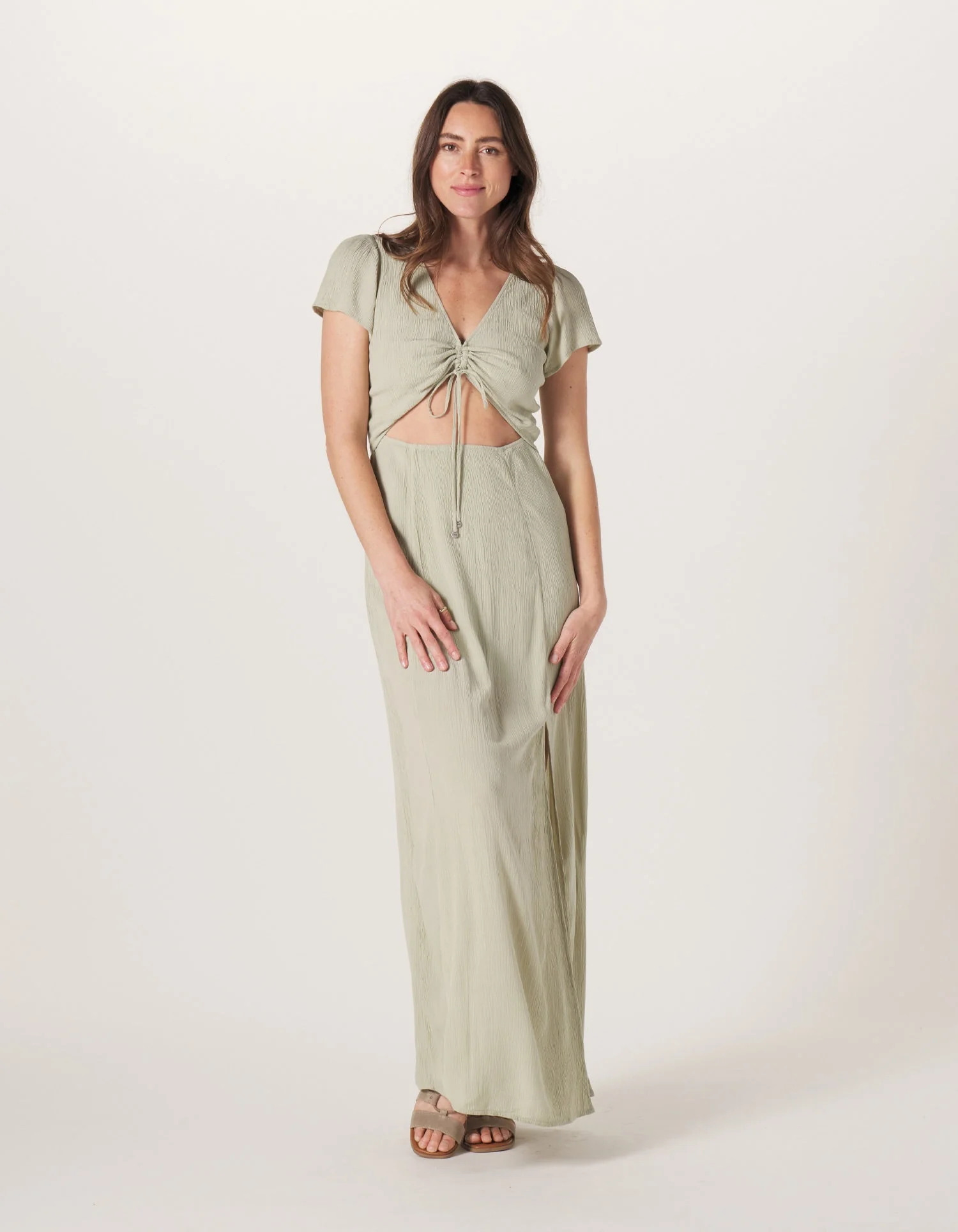 Ezra Crepe Cinch Dress - Image 2