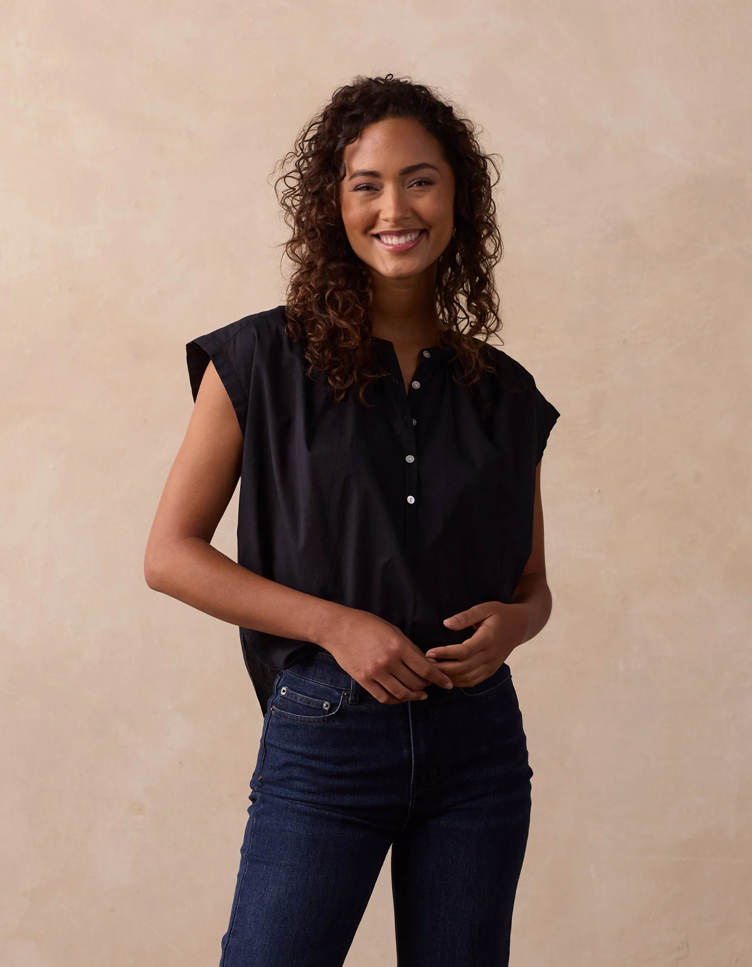 Featherweight Short Sleeve Blouse