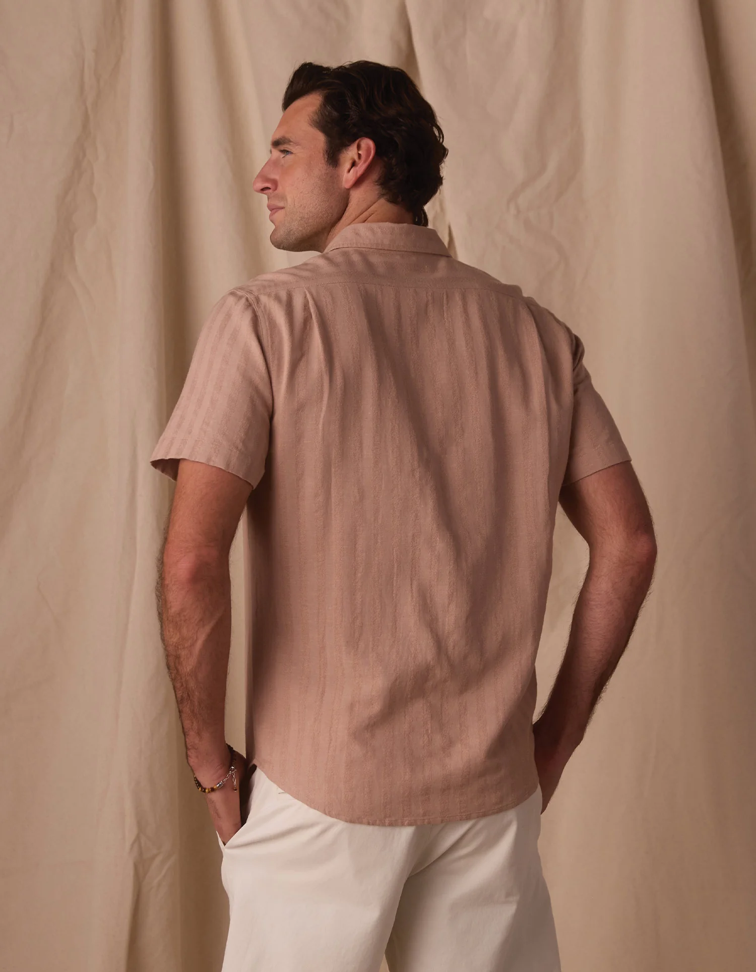 Freshwater Everyday Shirt in Flax - Image 5