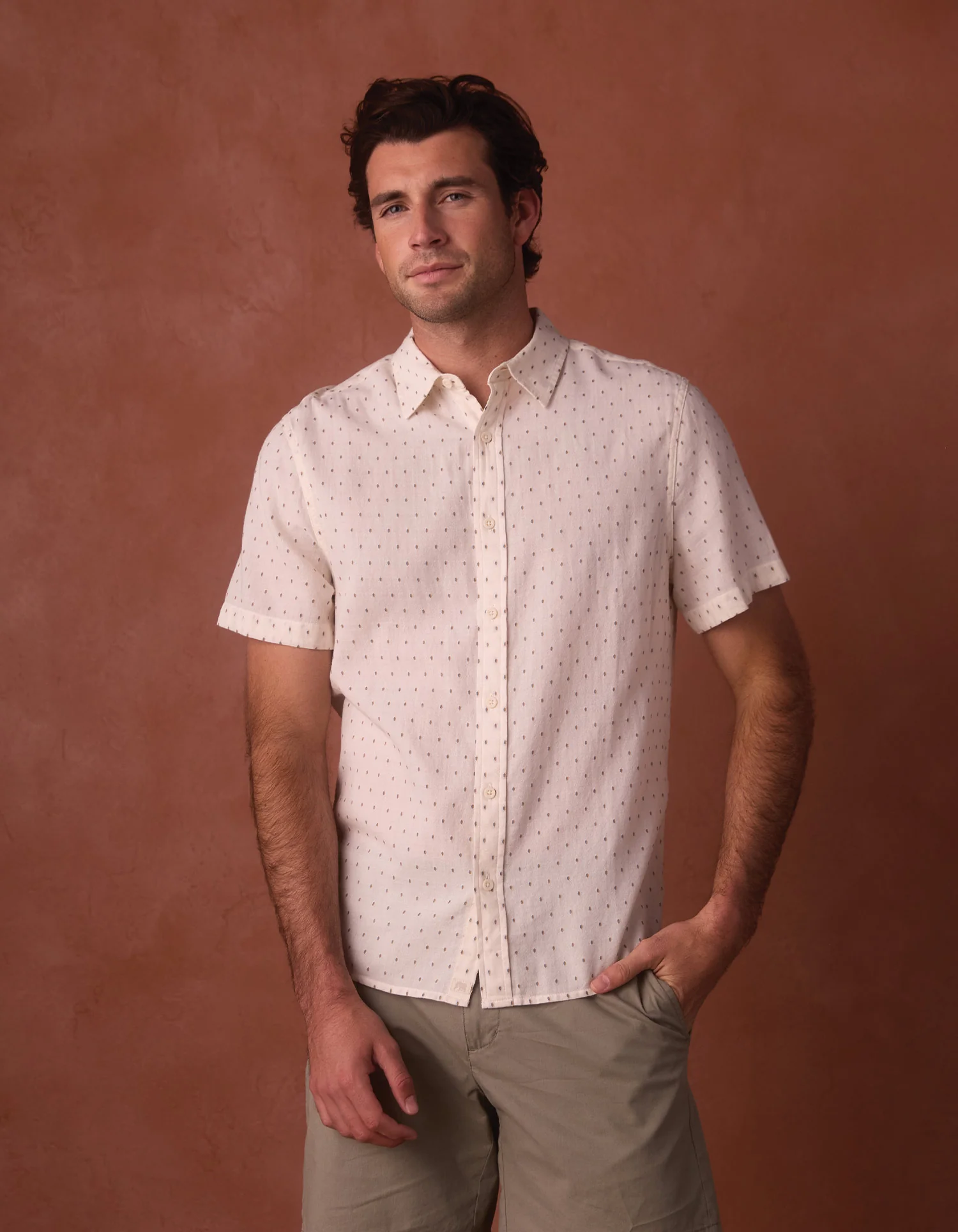 Freshwater Everyday Shirt in Nep Dobby - Image 3