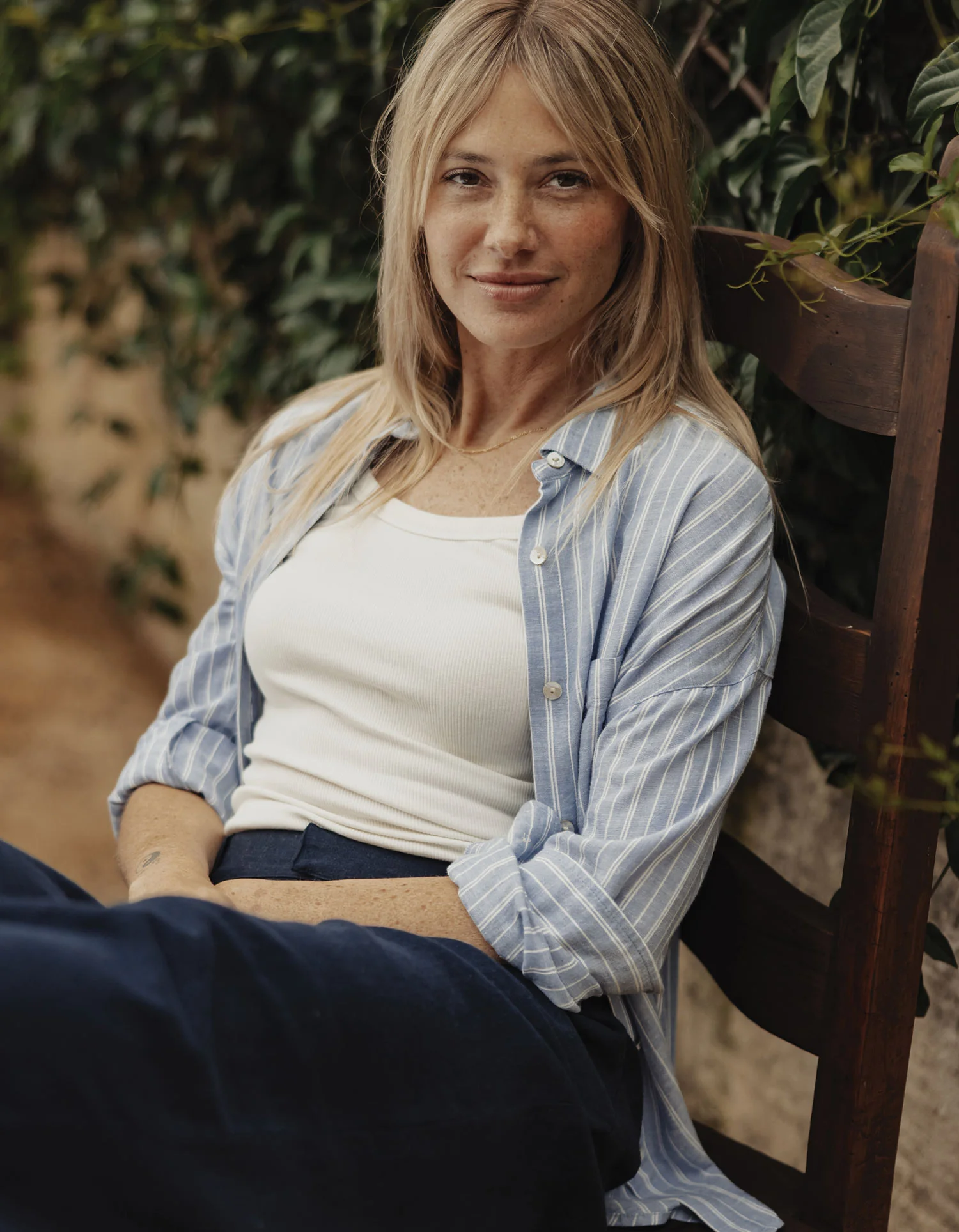 Freshwater Overshirt in Sorrento Stripe - Image 4