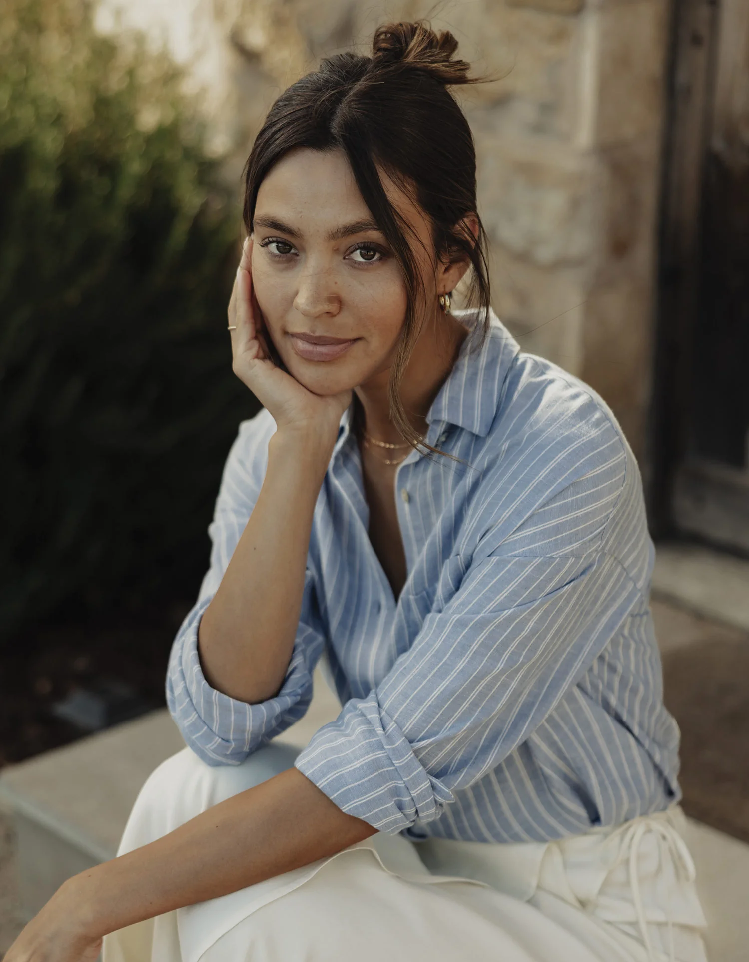 Freshwater Overshirt in Sorrento Stripe - Image 5