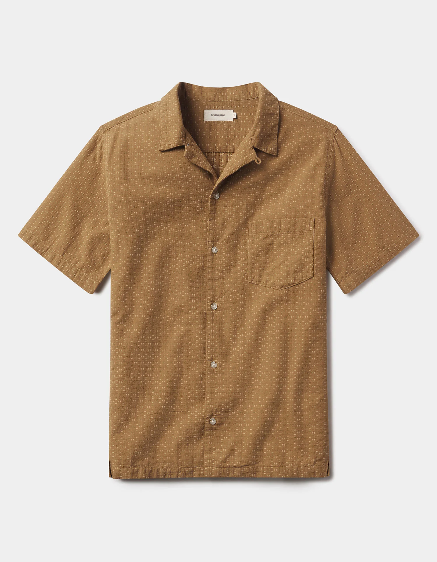Freshwater Resort Shirt in Dark Khaki - Image 4