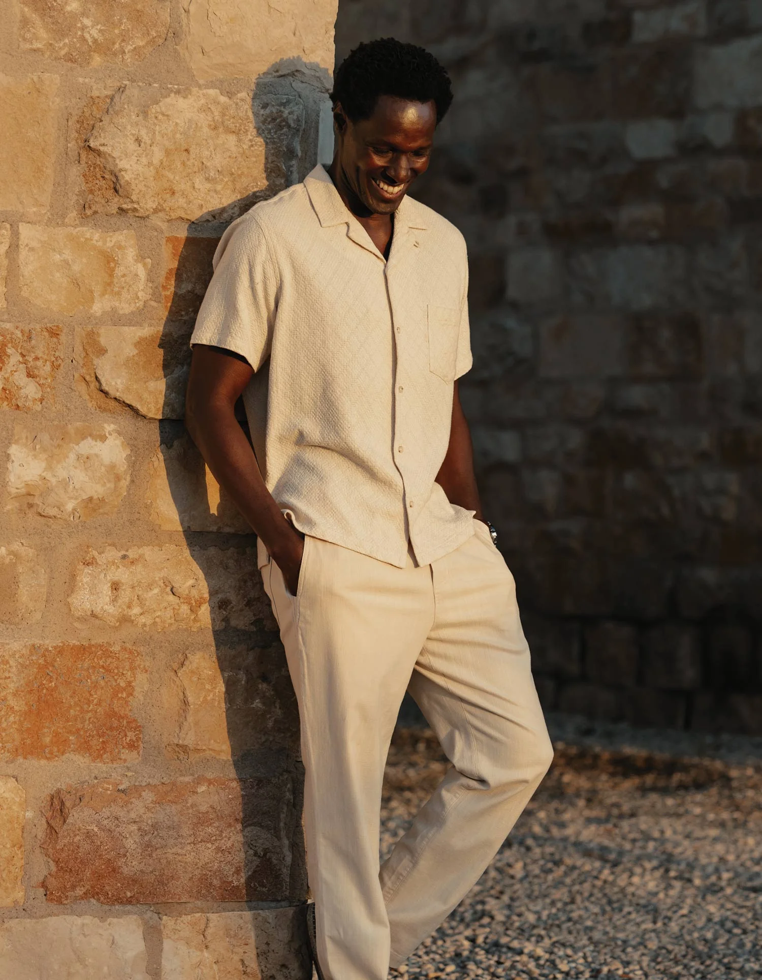 Freshwater Resort Shirt in Motivo Chalk - Image 3