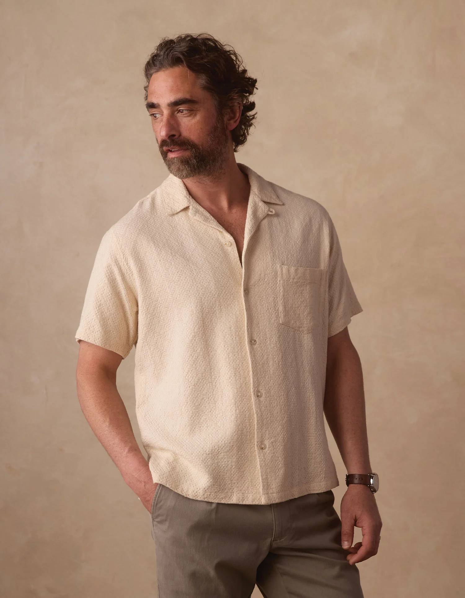 Freshwater Resort Shirt in Motivo Chalk - Image 7