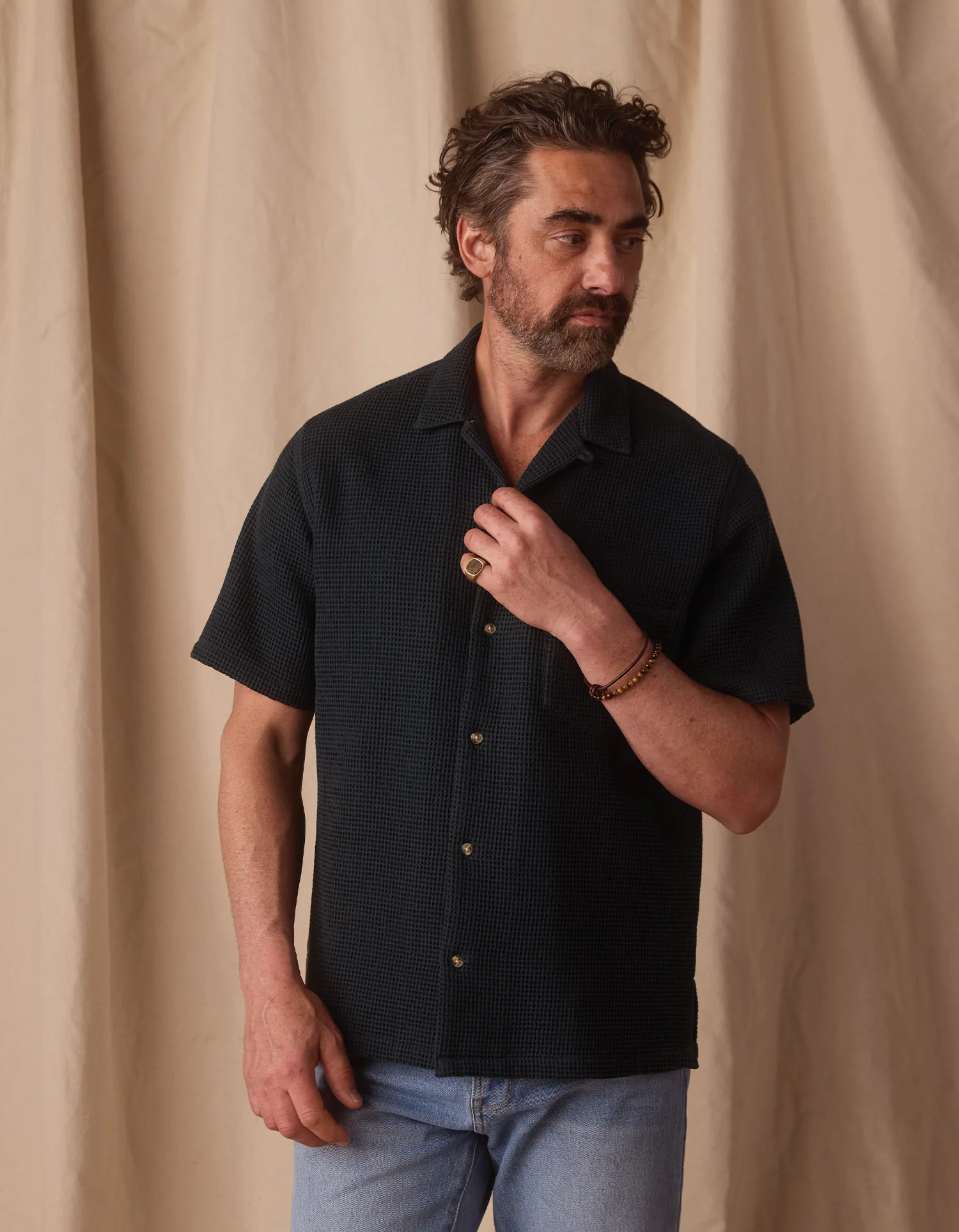 Freshwater Resort Shirt in Tunica Dark Oasis - Image 3