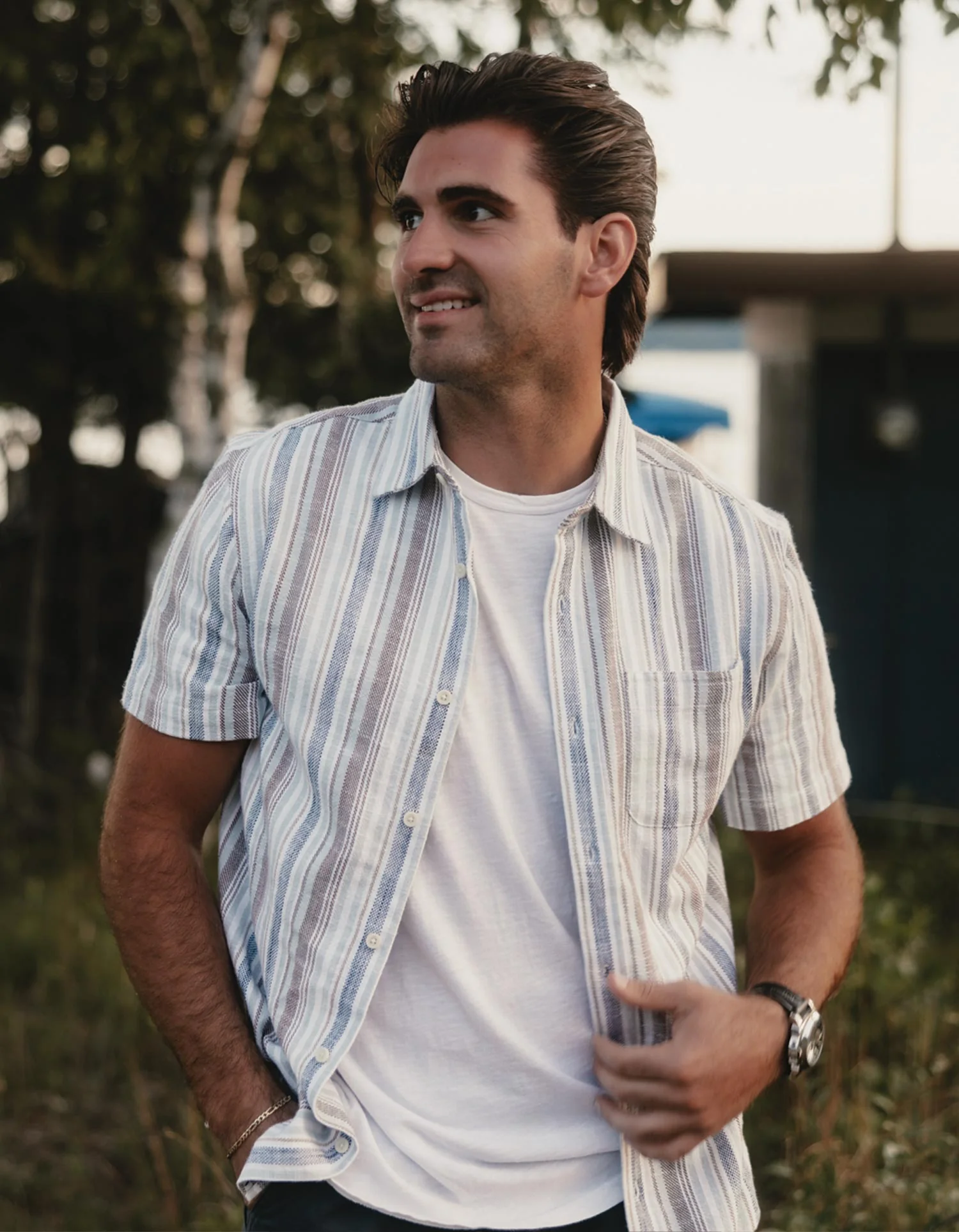 Freshwater Short Sleeve Button Up Shirt - Image 8