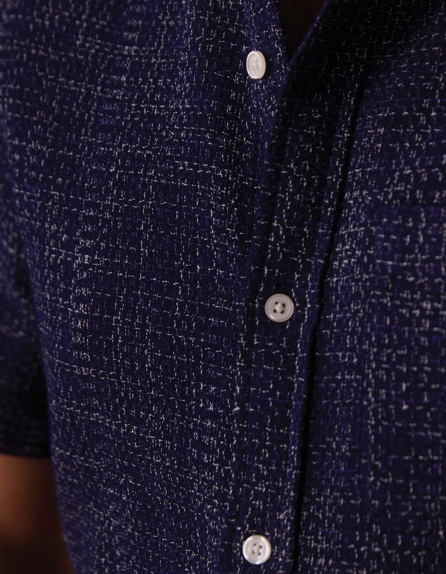 Freshwater Short Sleeve Button Up Shirt in Ocean - Image 7