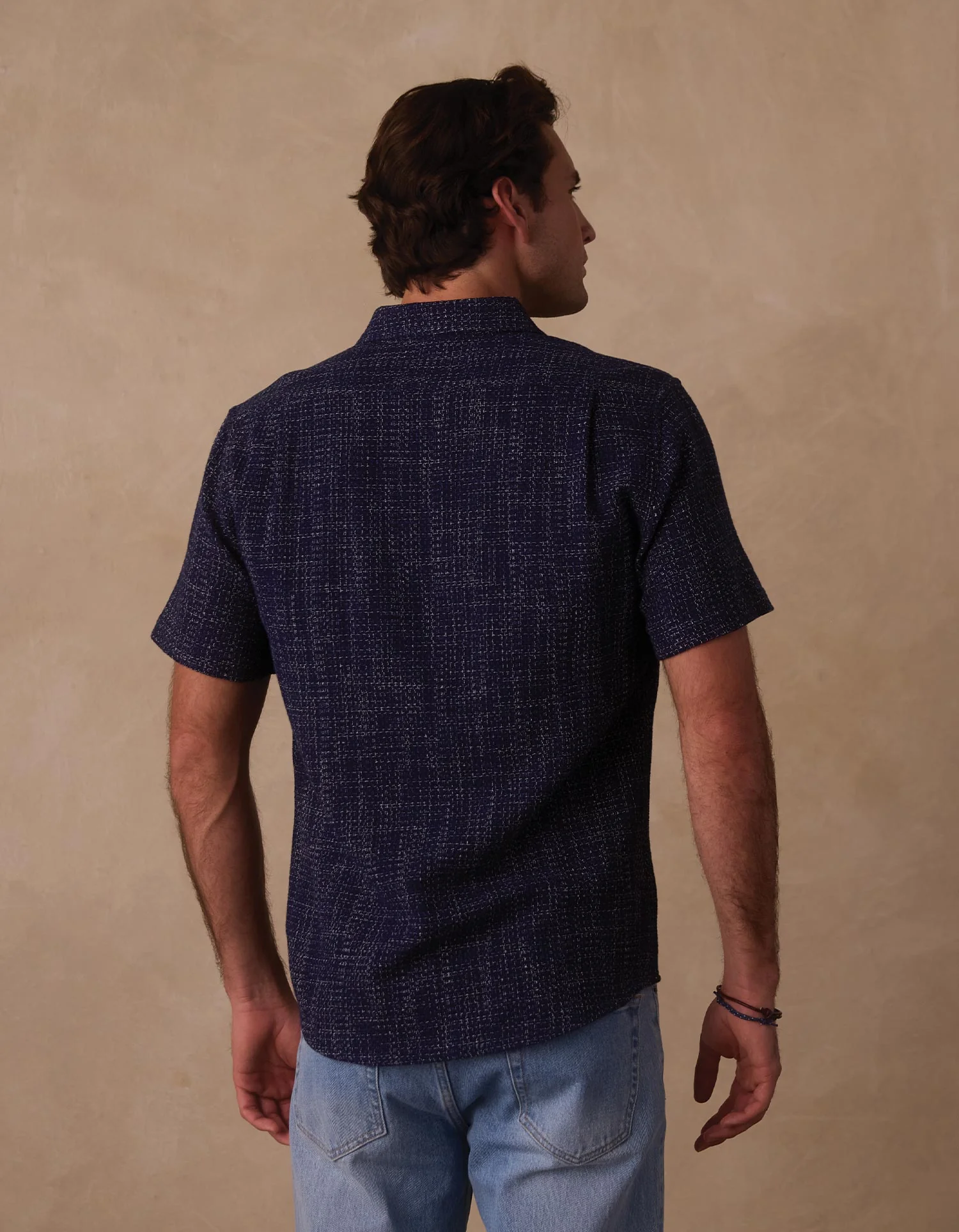Freshwater Short Sleeve Button Up Shirt in Ocean - Image 9